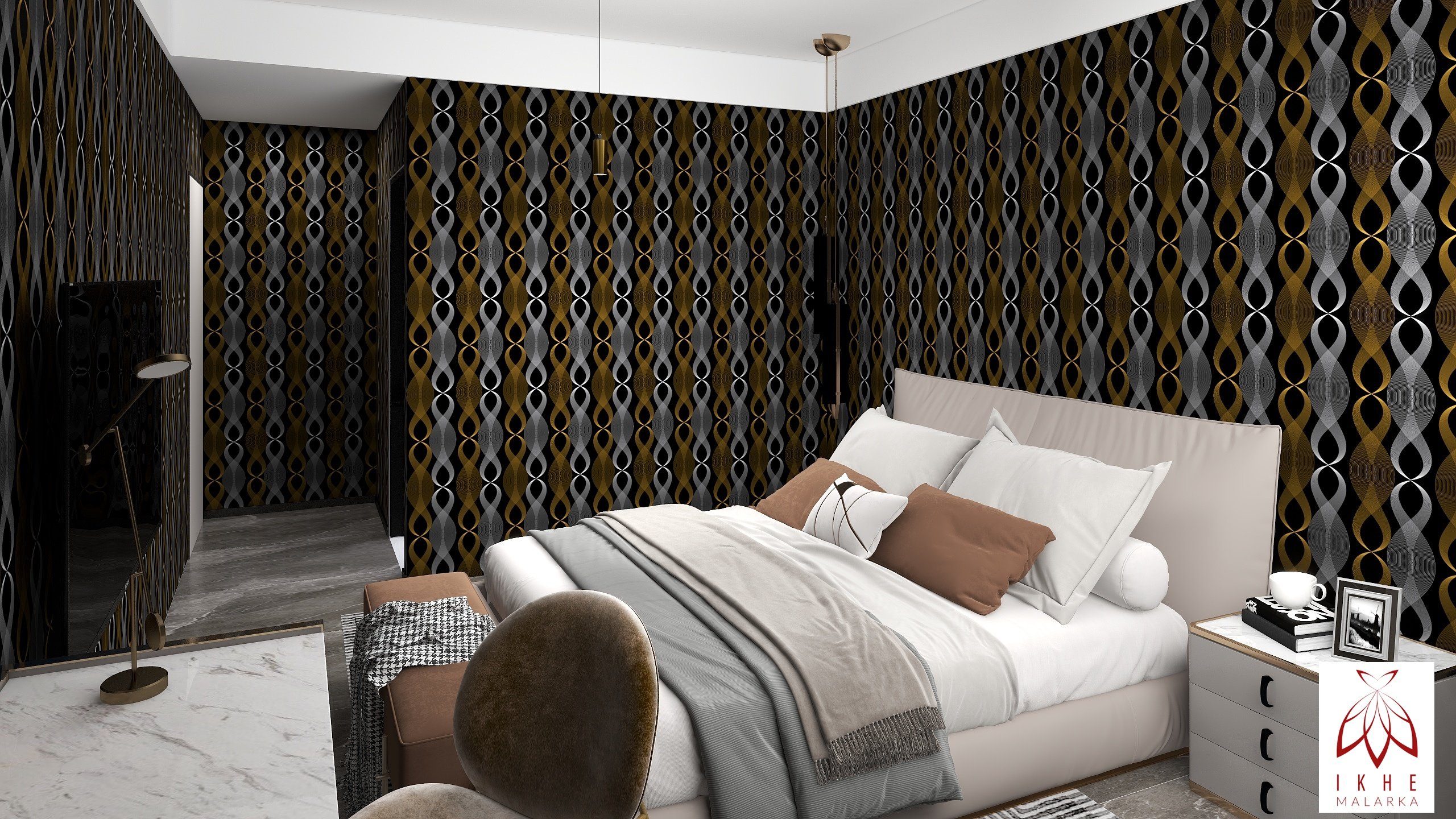 IKHEMalarka 3D-Tapete Selbstklebende PVC Folie Klebefolie, Aufkleber, (4,5m günstig online kaufen