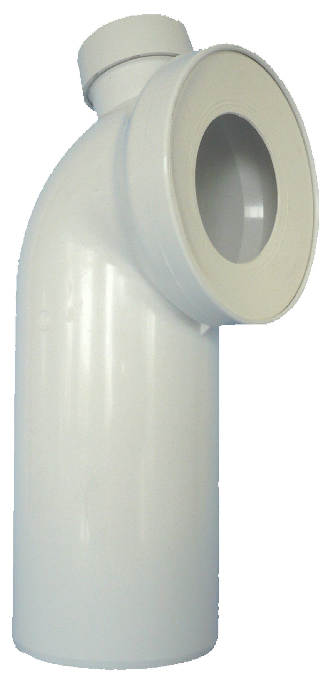 Conmetall Meister Seifenspender WC-Ablaufbogen 90Grad ø100mm mit Stutzen 40/50mm