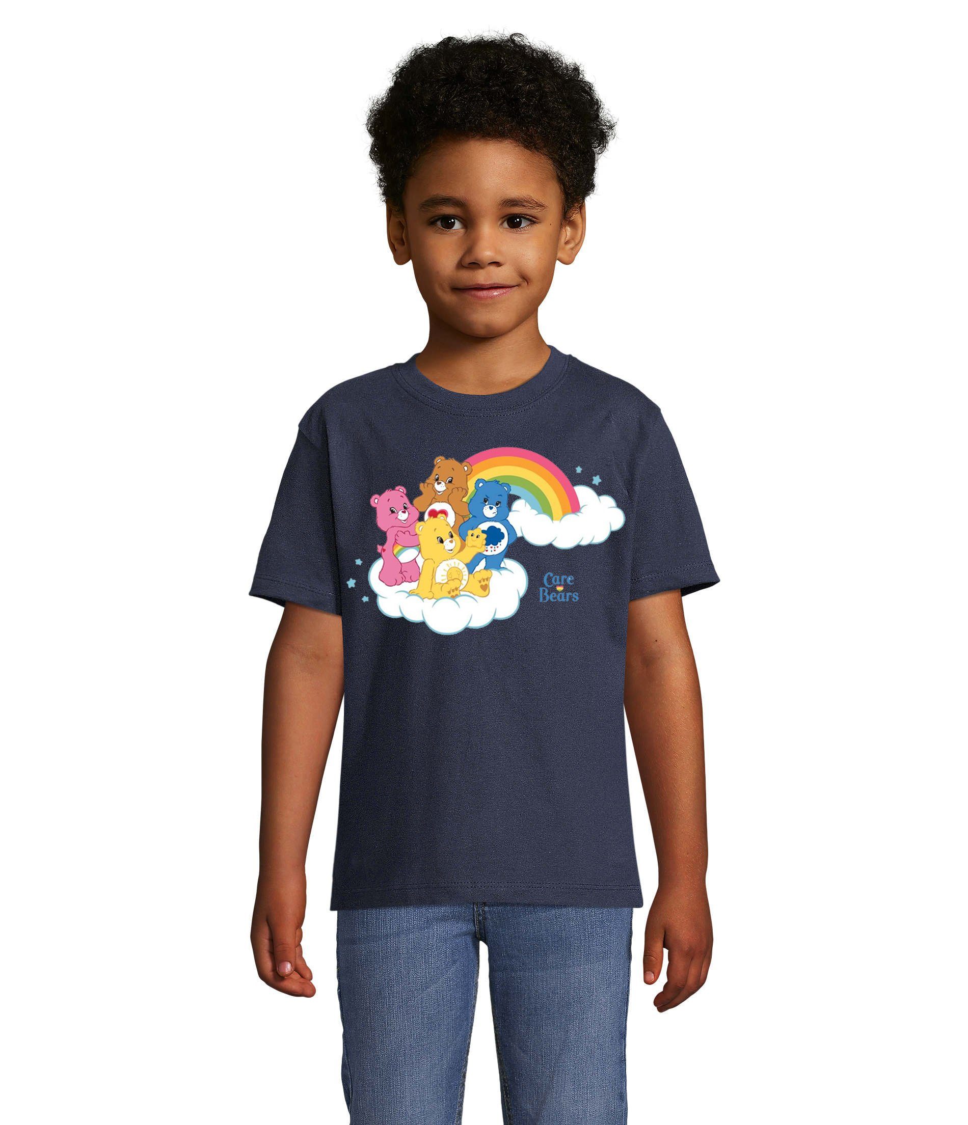 Wolkenland T-Shirt Navyblau Blondie & Hab-Dich-lieb Glücksbärchis Bärchis Kinder Care Brownie Bears