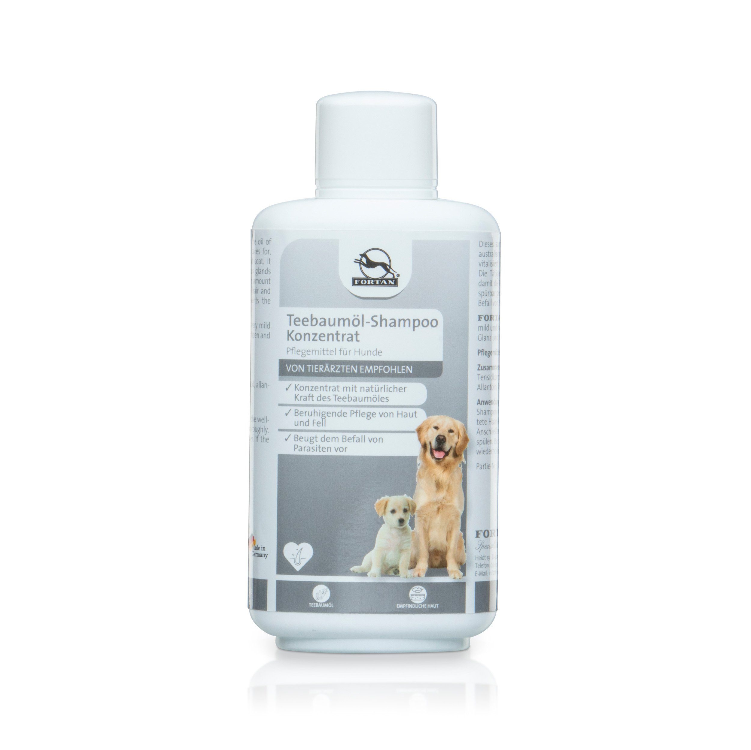 FORTAN® Tiershampoo Teebaumöl-Shampoo - Konzentrat, 500 ml