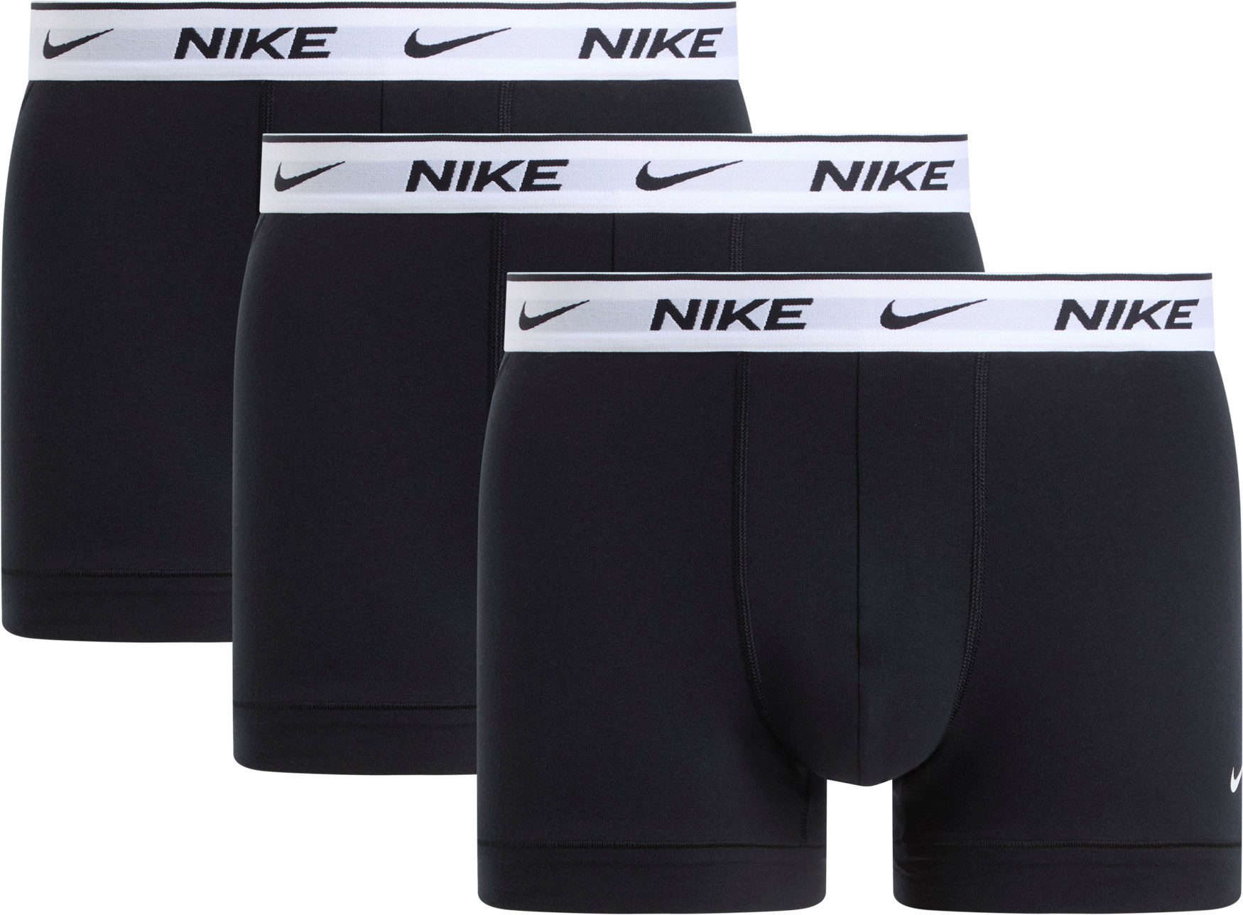 Nike Underwear Trunk TRUNK 3PK (Packung, 3-St., 3er) mit Logo-Elastikbund