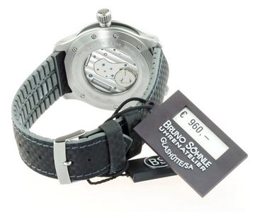 BRUNO SÖHNLE Quarzuhr 17-73222-761 Herren Uhr Triest Sport Saphirglas Glasboden Neu, Quarzwerk in veredelter BS Version (Basiswerk schweizer Ronda 6003.B)