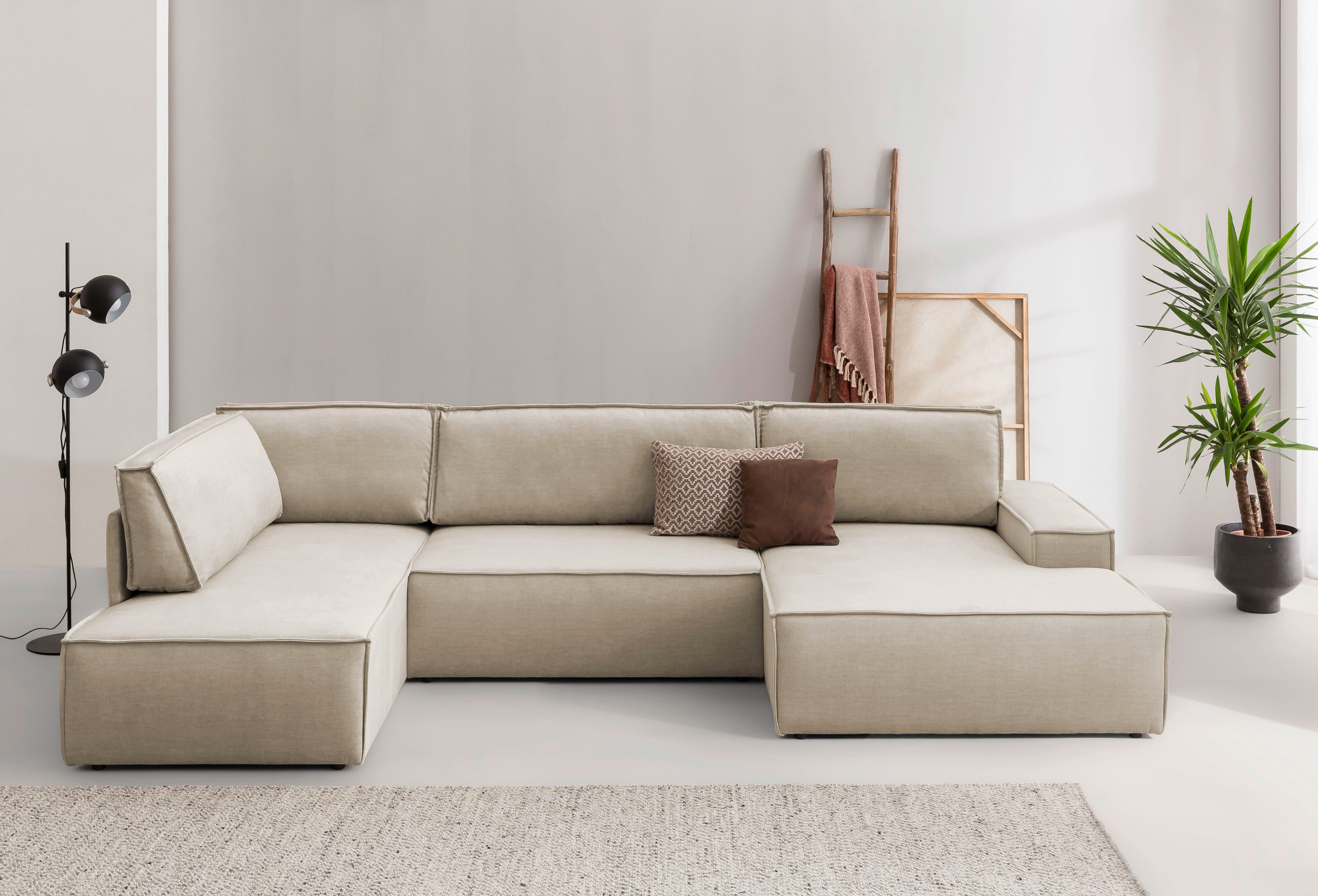 Home affaire Wohnlandschaft SHERWOOD 329 cm, günstig online kaufen