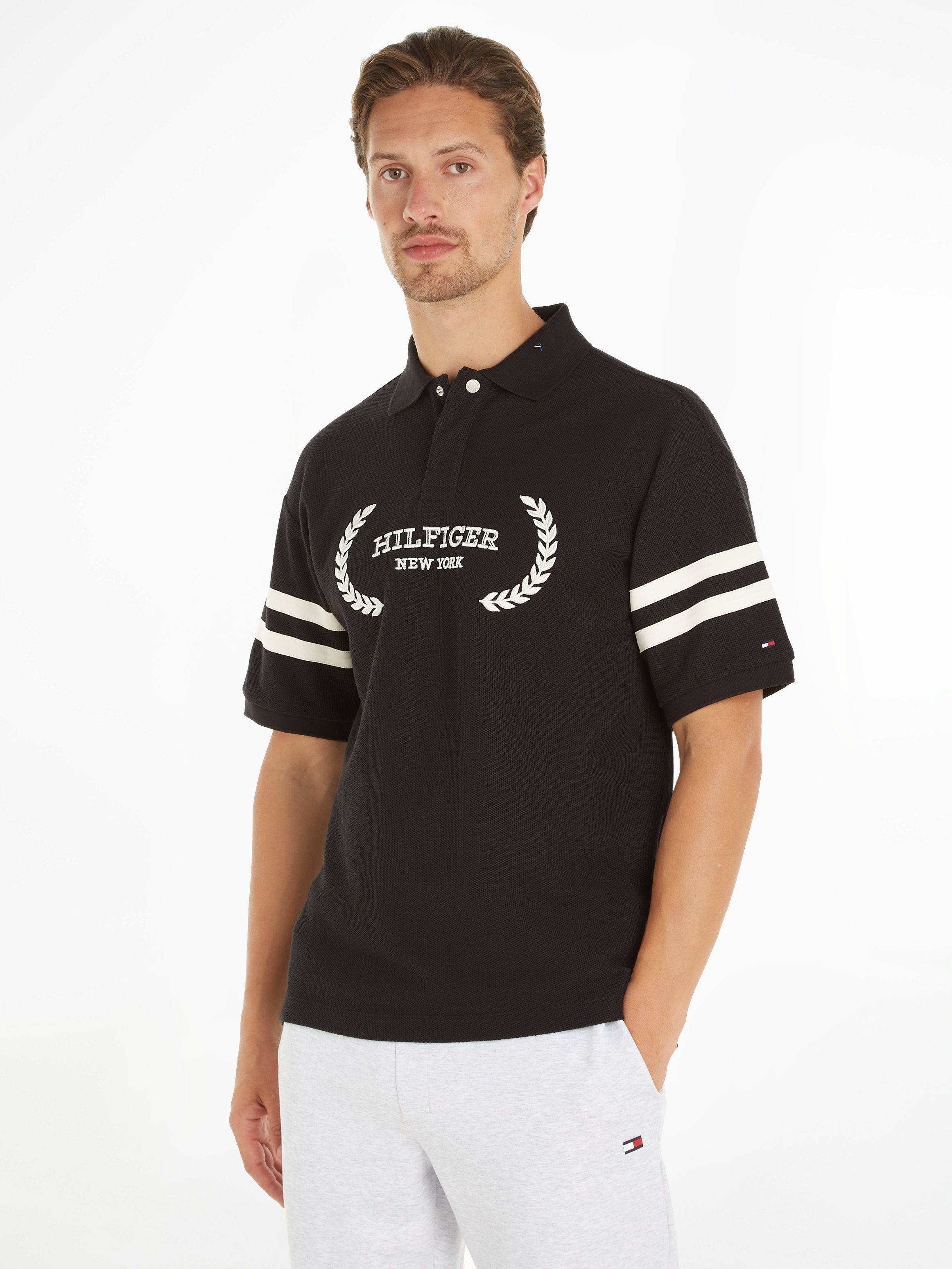 PLACEMENT Hilfiger ARCHIVE Tommy Poloshirt MONOTYPE Black
