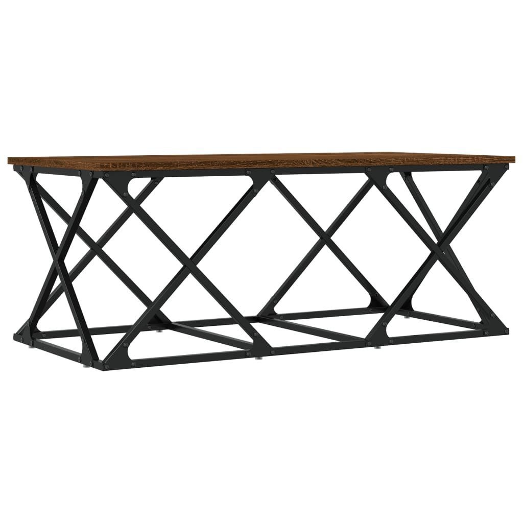vidaXL Couchtisch Couchtisch Braun Eichen-Optik 100x49x40 günstig online kaufen