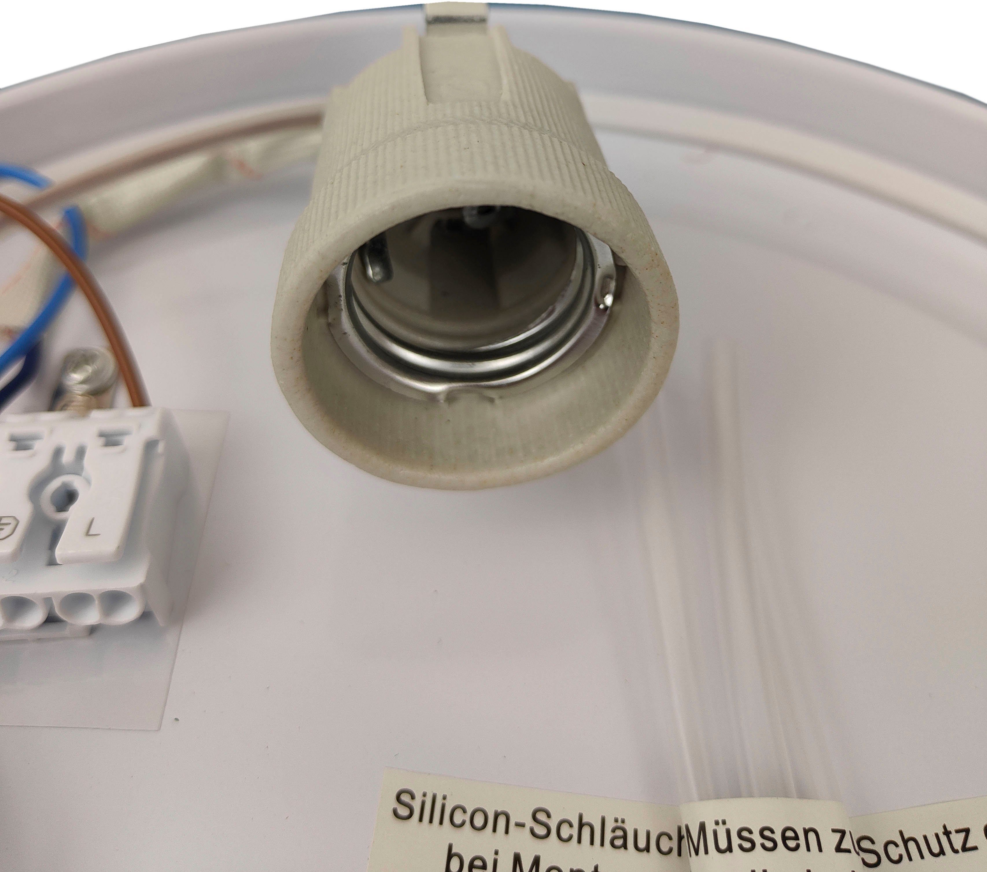 niermann Deckenleuchte Starlight, Nachtlichtfunktion, ohne Leuchtmittel, E27 Fassung für einfachen Leuchtmittelwechsel