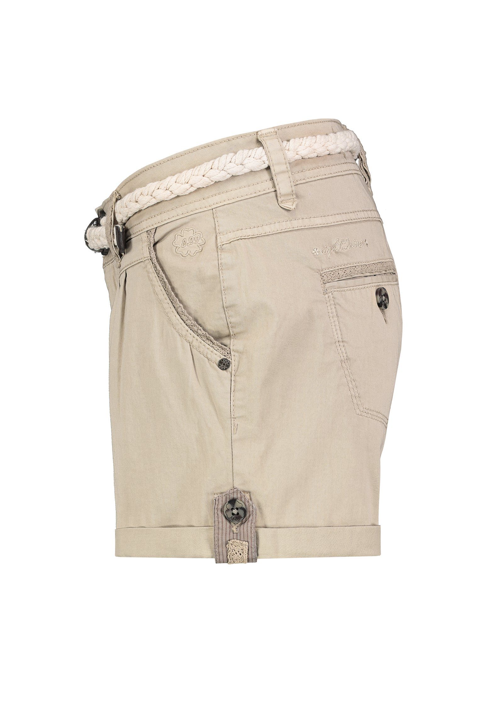 Eight2Nine Bermudas Short Bermuda kurze Hose Sommer Chino Shorts stoff Hotpants mit Gürtel