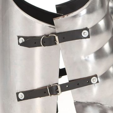 vidaXL Ritter-Kostüm Römischer Kürass Replik LARP Silbern Stahl