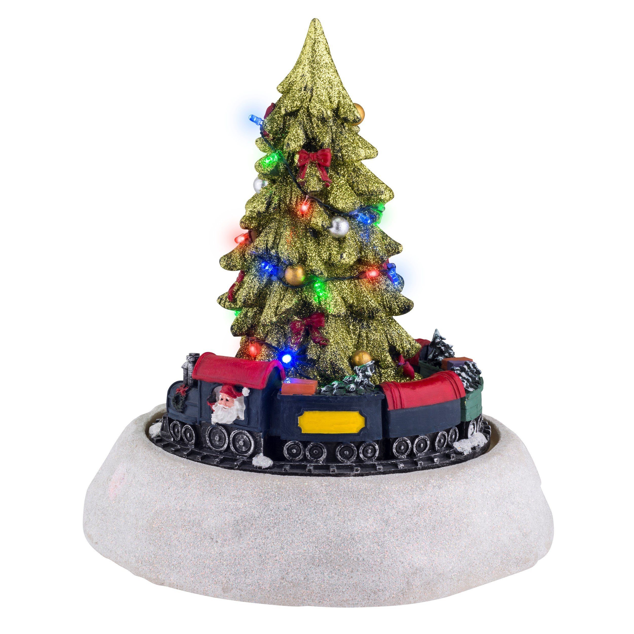 Musicboxworld Spieluhr Spieluhr Baum mit Zug