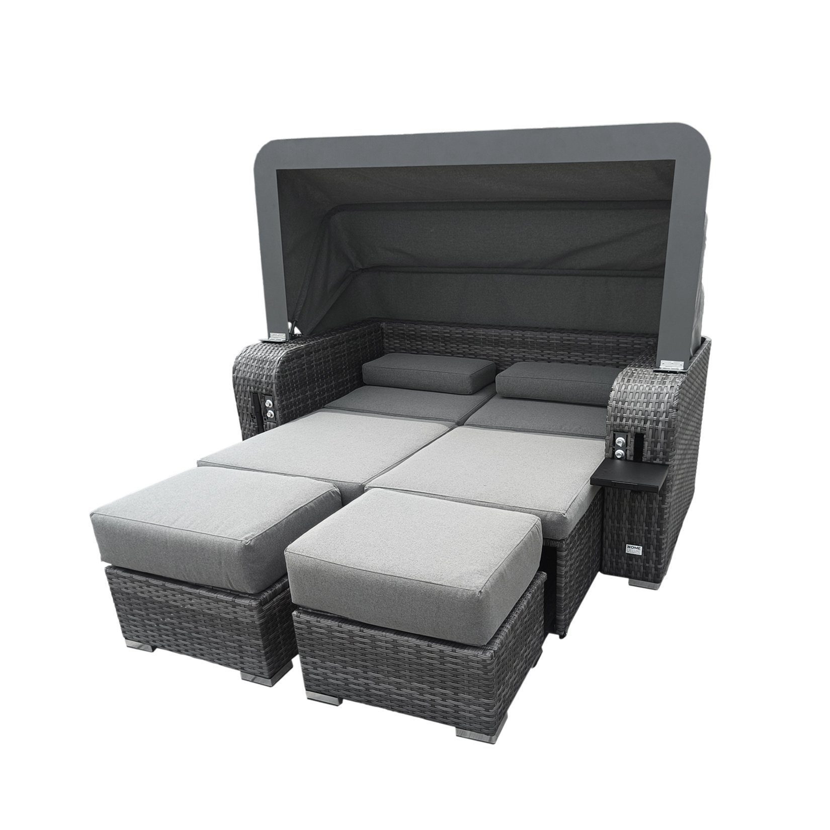 HOME DELUXE Strandkorb HOLBY 160 x 69 x 189 cm, BxTxH: 69,00x160x189 cm, individuell verwendbar (Holby Abdeckung einzeln erhältlich), in der Варианты mit oder ohne Abdeckung