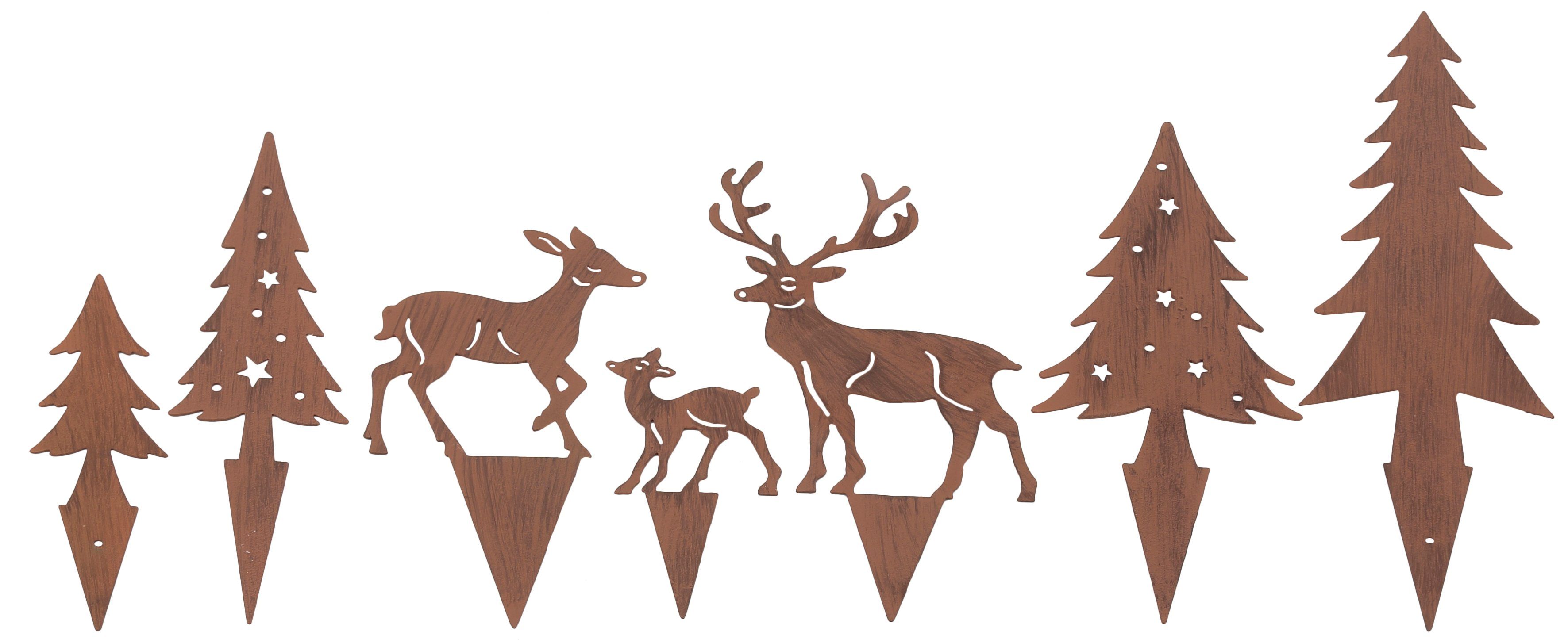Weihnachtsfigur Waldszene, Weihnachtsdeko aussen