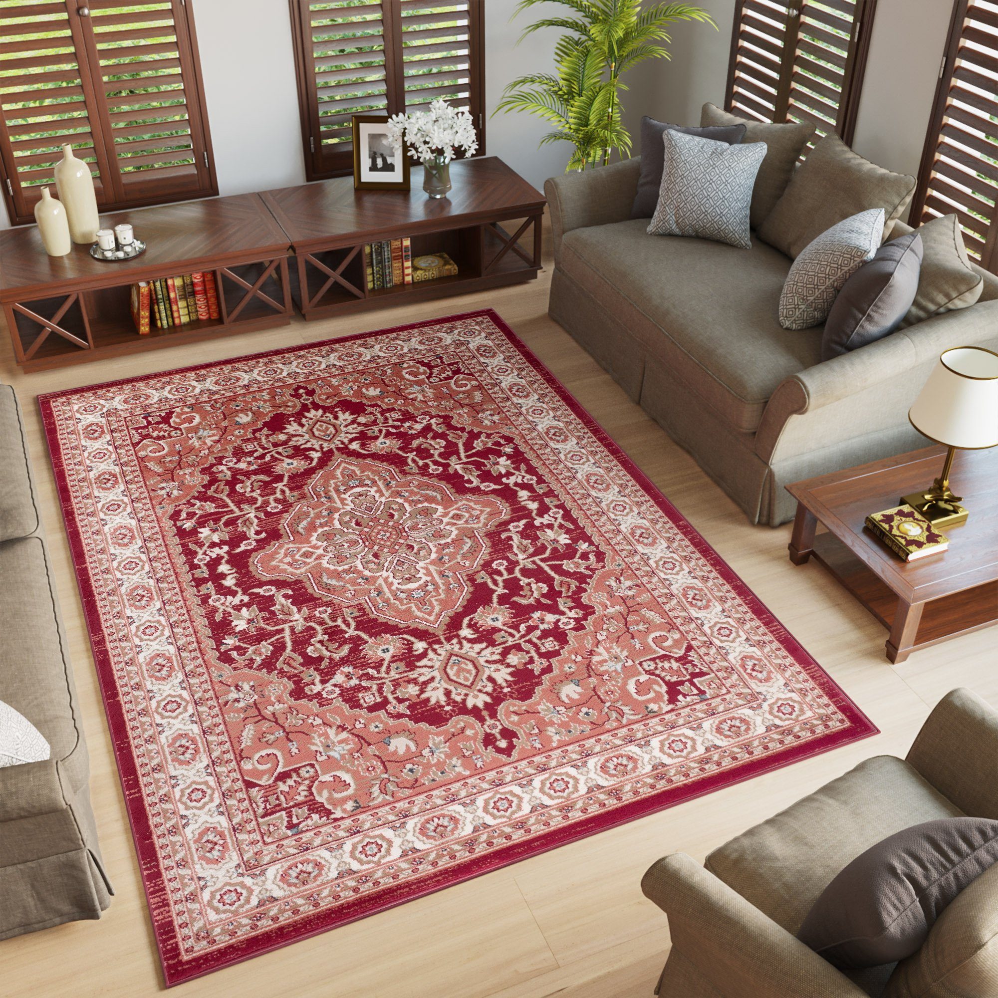 Tapiso Teppich COLORADO, rechteckig, Höhe: 10 mm, Wohnzimmer, Schlafzimmer, günstig online kaufen