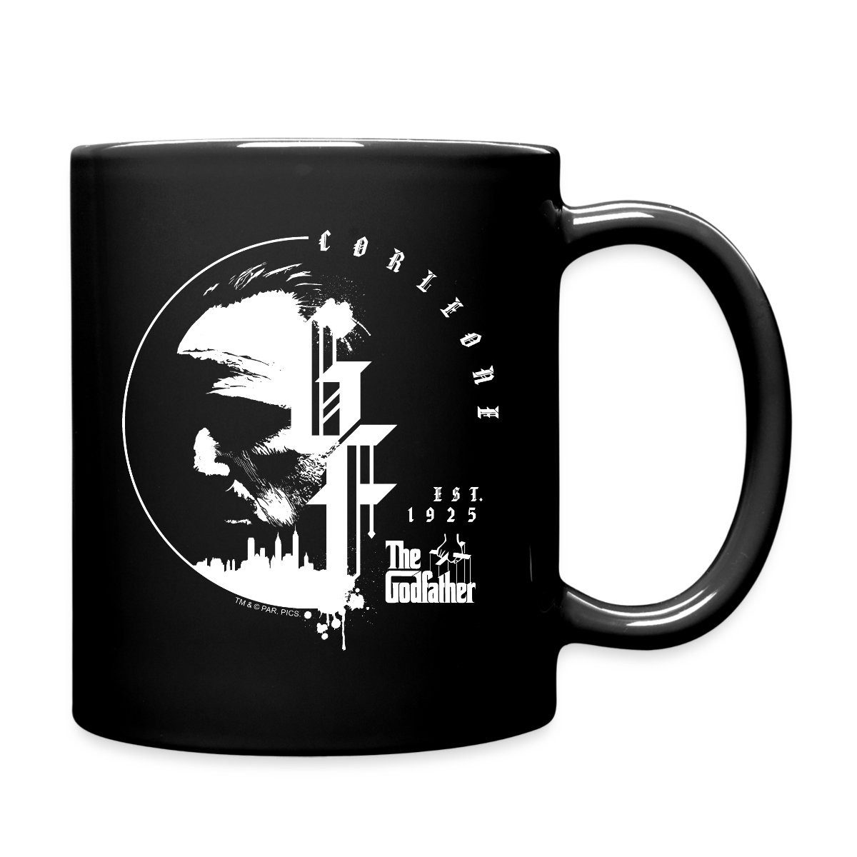 Spreadshirt Tasse Der Pate The Godfather Don Corleone Weiß Tasse Einfarbig, Keramik