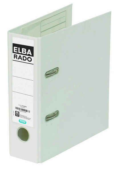 ELBA Organisationsmappe ELBA Ordner rado plast - DIN A5 hoch, Rückenbr.: 75 mm, weiß