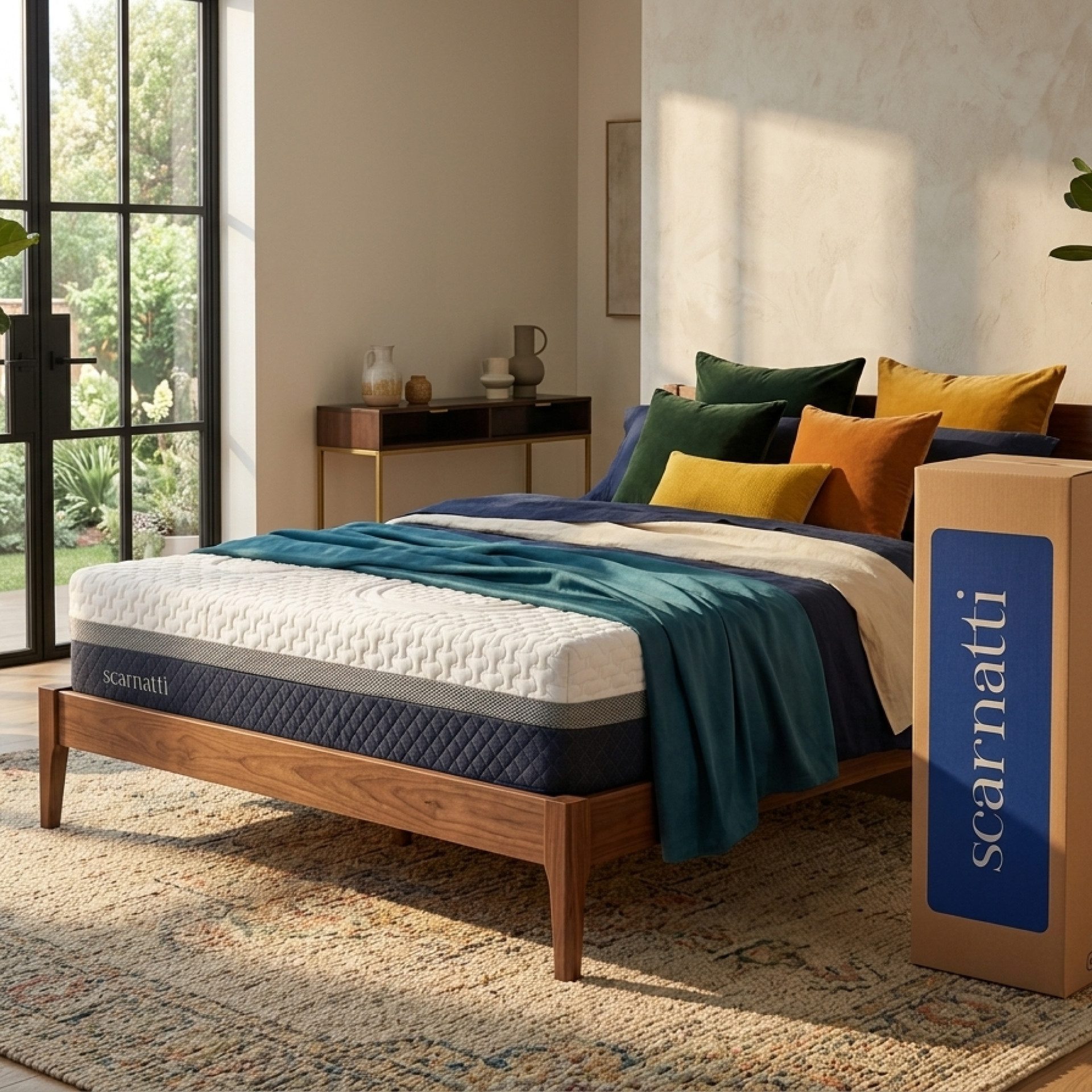Visco-Matratze Visco Matratze 90x200 cm H3/H4, 7-Zonen Memory Foam & Gelschaum, scarnatti, 27 cm hoch, (Viscomatratze, 2 Komfortseiten, CoolGel), 27 cm hoch, Wendematratze H3/H4, CoolGel Memory Foam, 7-Zonen-Aufbau