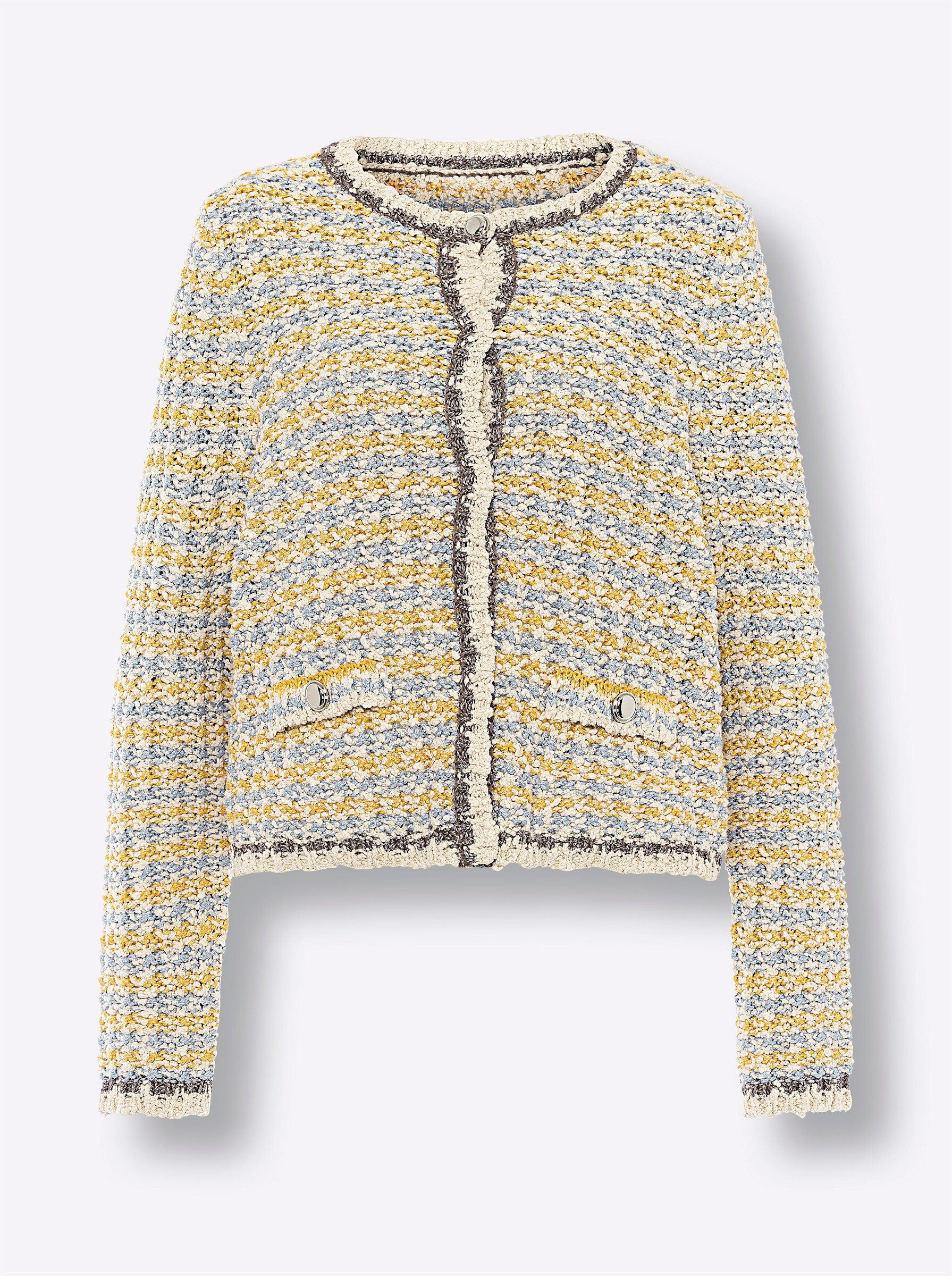 heine Strickjacke Cardigan Langarm Bouclé