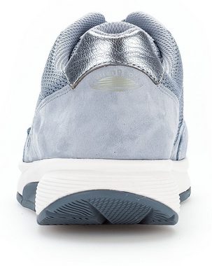 Gabor Rollingsoft Keilsneaker mit recyceltem Fußbett, Freizeitschuh, Halbschuh, Schnürschuh