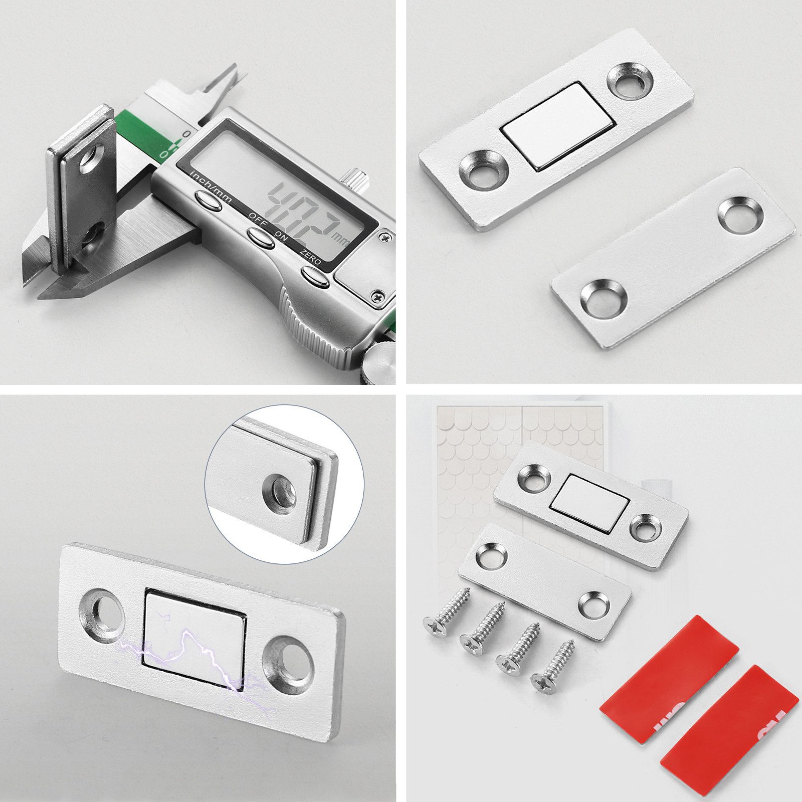 OKWISH Haftmagnetschnäpper 12er Magnetschnäpper Türmagnete Türschließer Sta günstig online kaufen