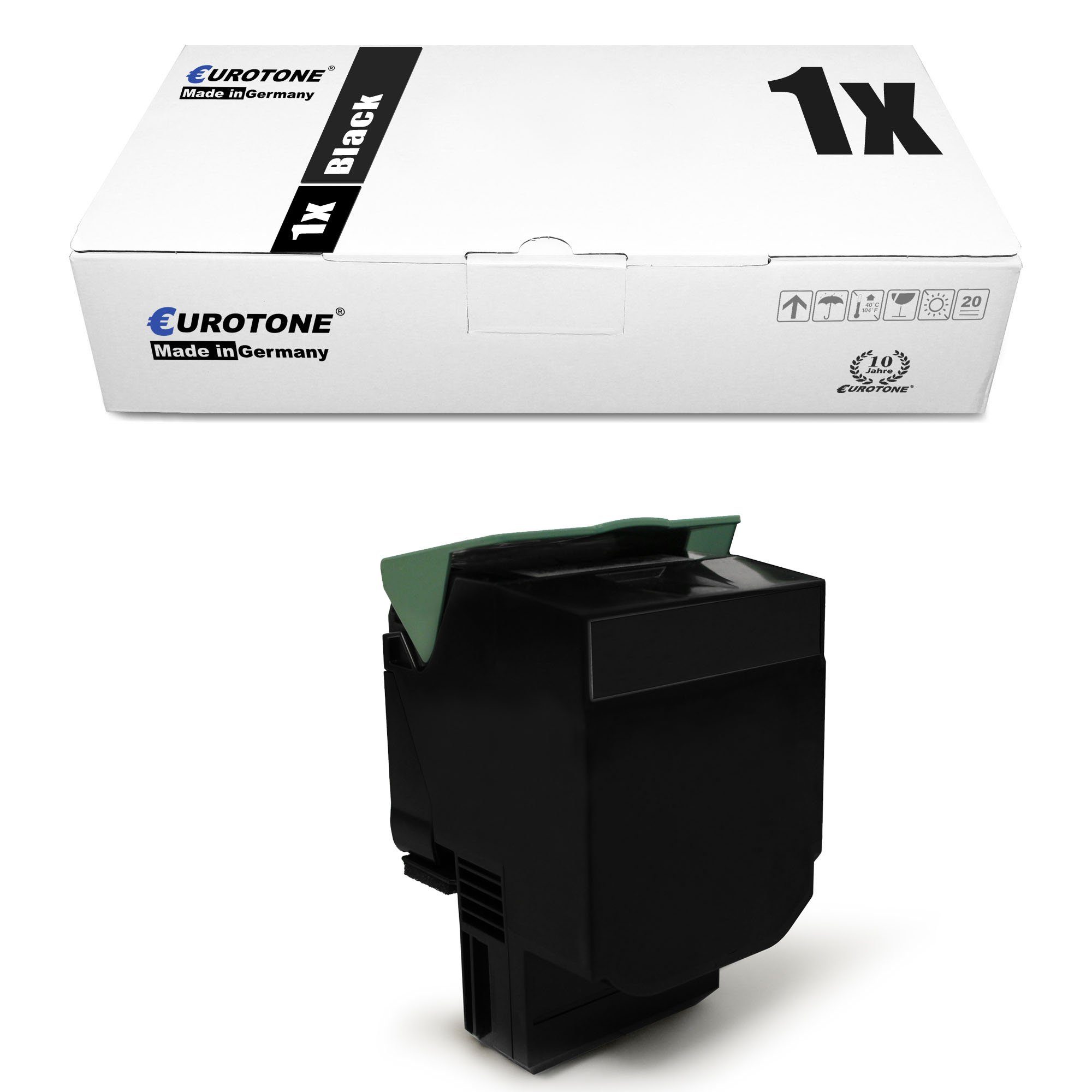 Eurotone Tonerkartusche Toner ersetzt Lexmark 71B0H10 Black