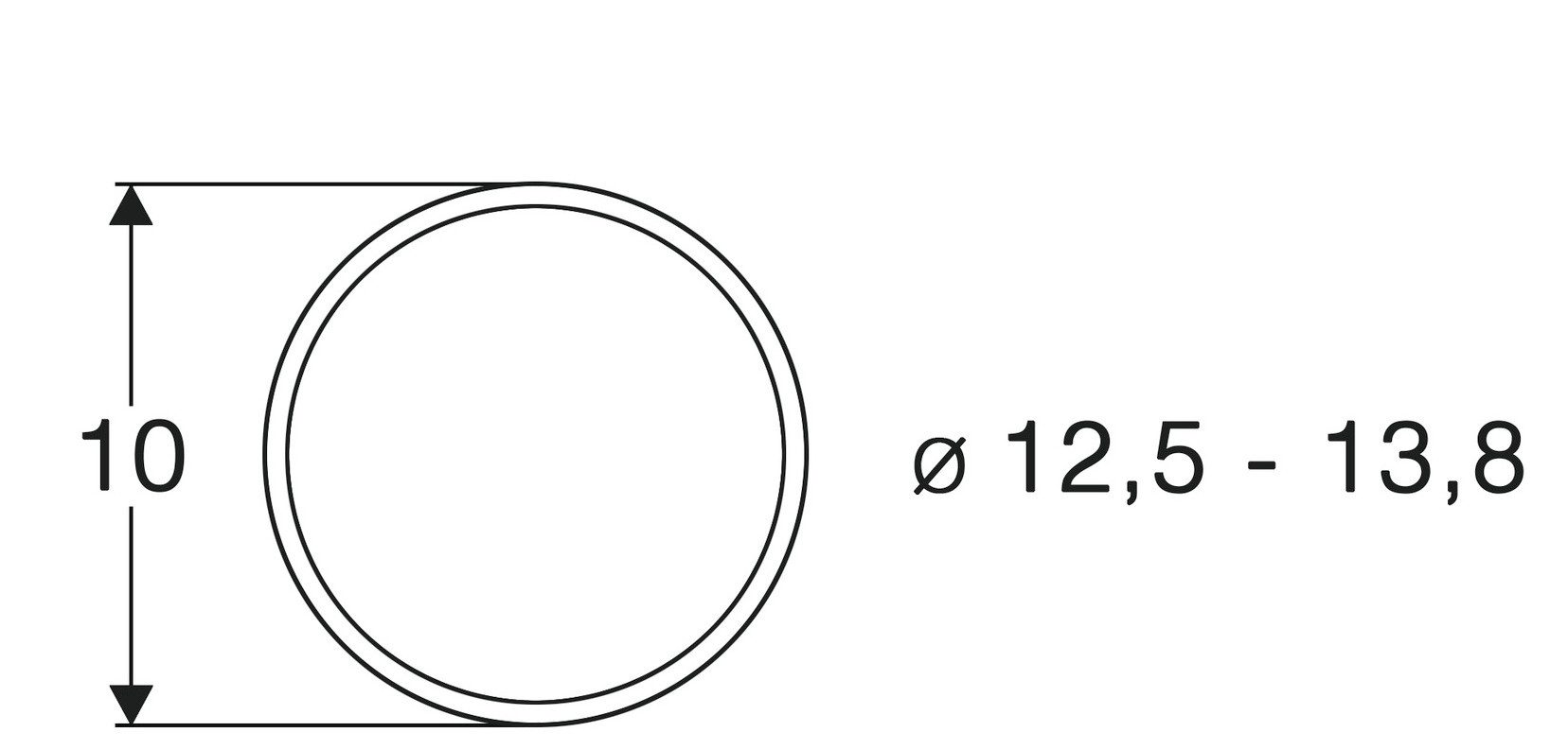 Roco Modelleisenbahn-Werkzeug Roco H0 40066 Haftringsatz Haftreifen 12,5 bis 13,8mm