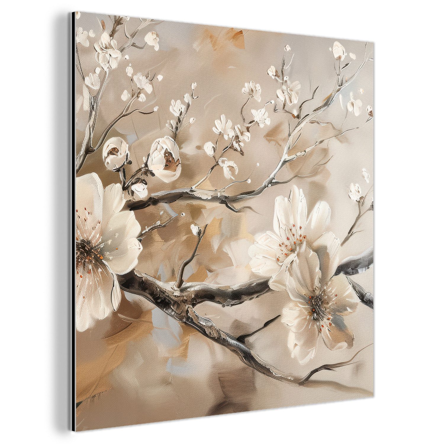 MuchoWow Metallbild Blumen - Natur - günstig online kaufen