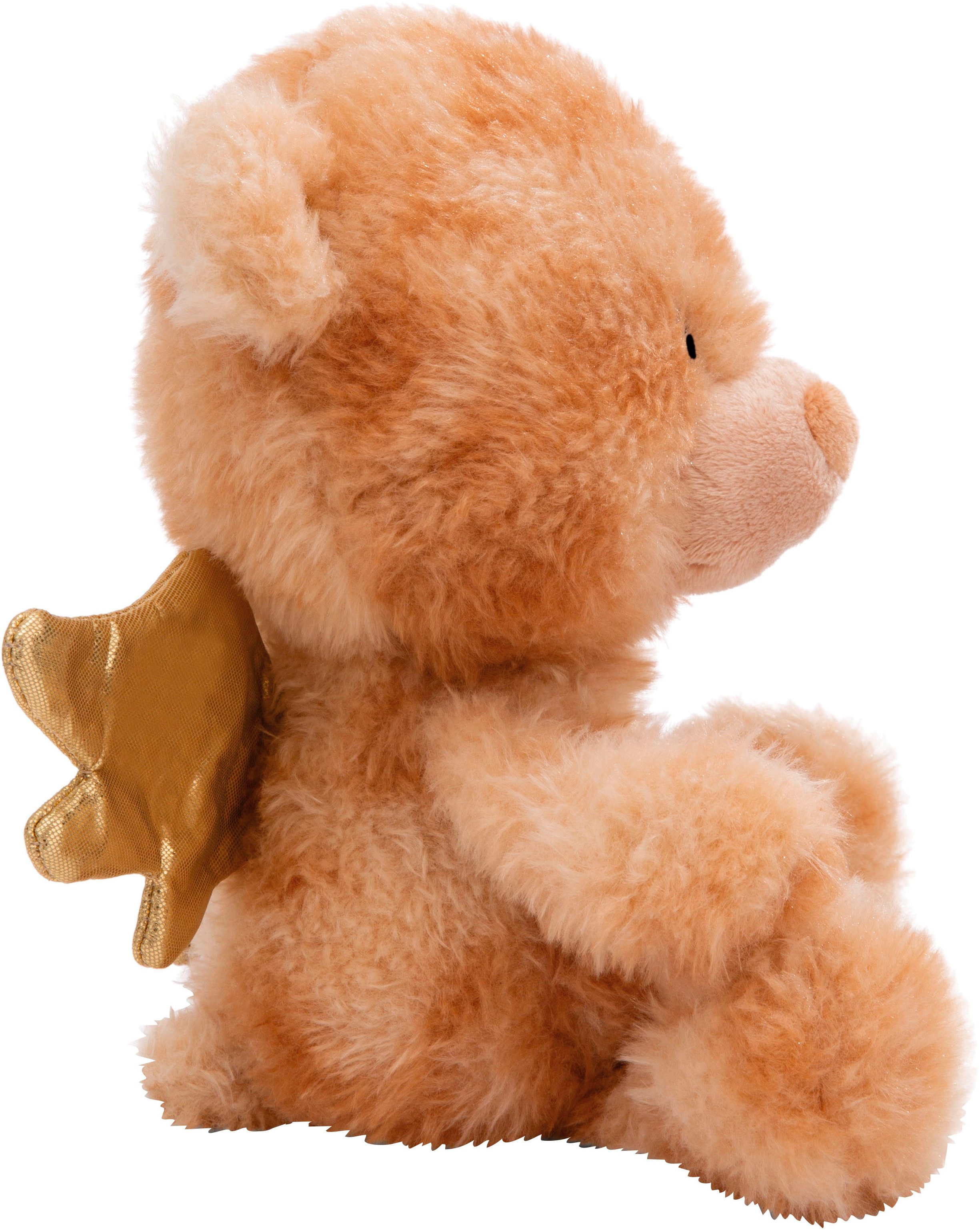 Nici Kuscheltier Dein Schutzengel, Bär La La Bearie 28 cm, mit goldenem Herz & Flügeln in Geschenkbox