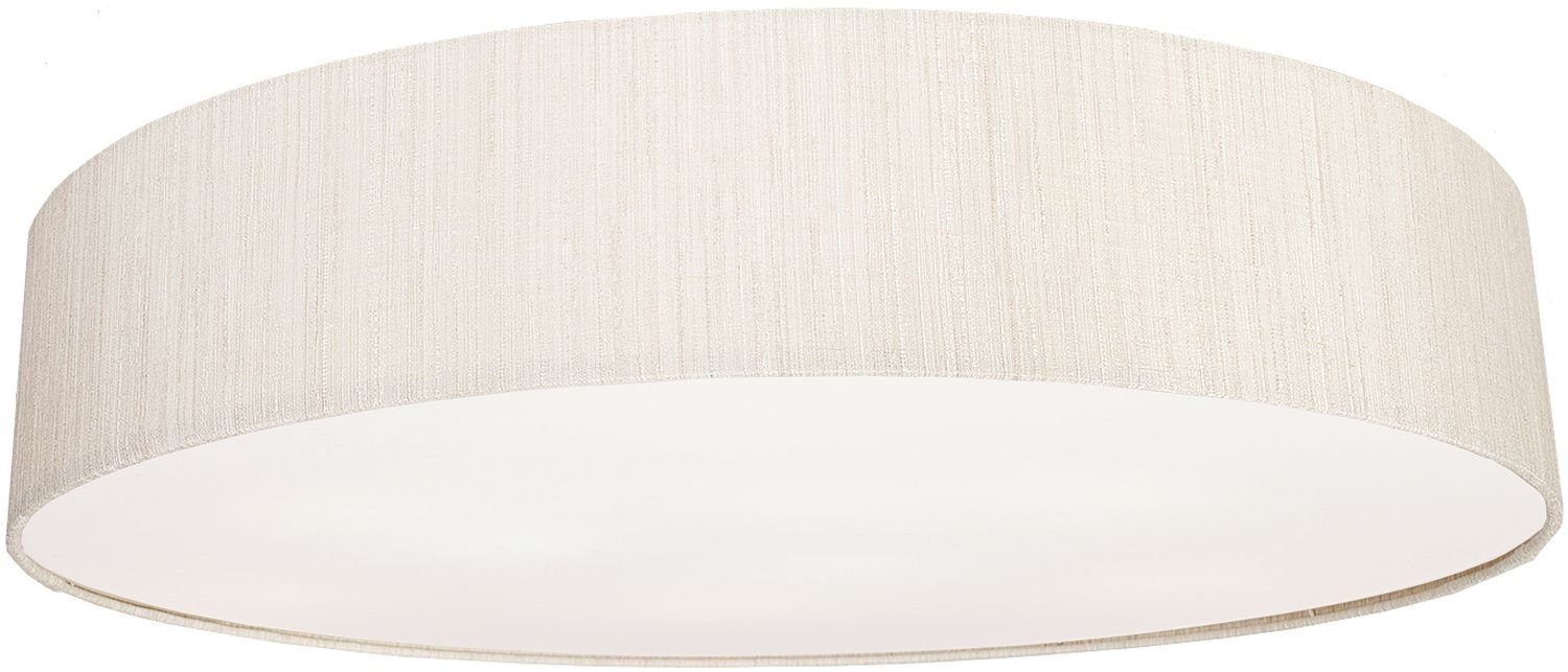 Deckenleuchte SELINA, E27 Leuchtmittel, Deckenlampe Wohnzimmer Papier ohne Licht-Erlebnisse Weiß groß schlicht Ø78cm