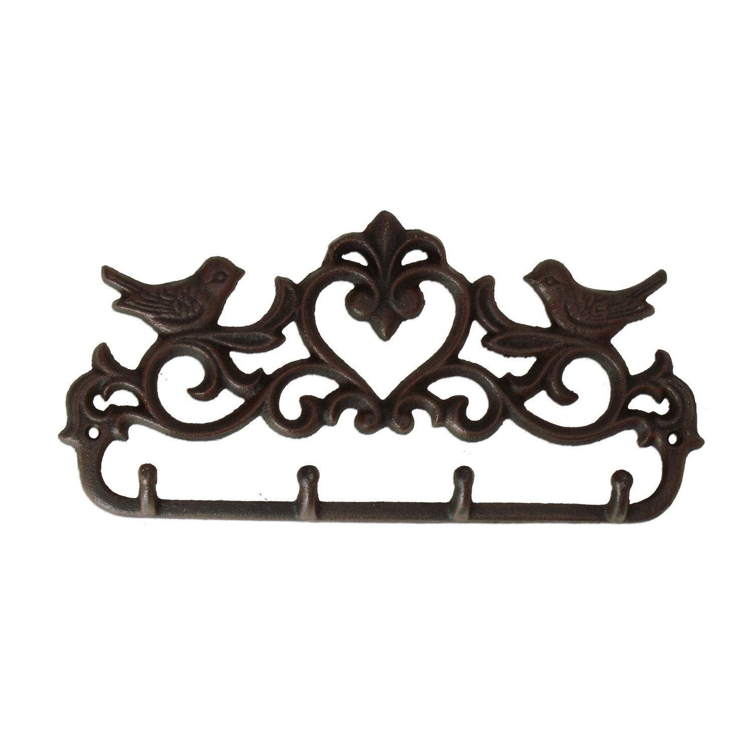 Dragimex Kleiderhaken Vogelpaar Kleiderhaken aus Gusseisen