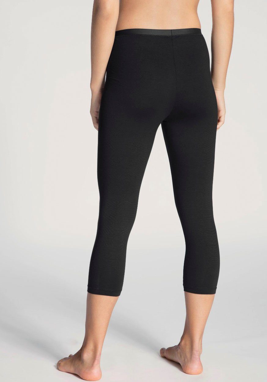 CALIDA Leggings Natural Comfort 3/4-Länge, Single Jersey Qualität, elastisch, pillingarm, weich