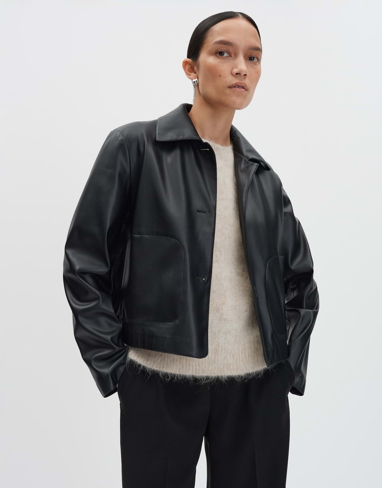 someday Lederjacke Kurzjacke NEATHER aus Kunstleder NEATHER Regular günstig online kaufen