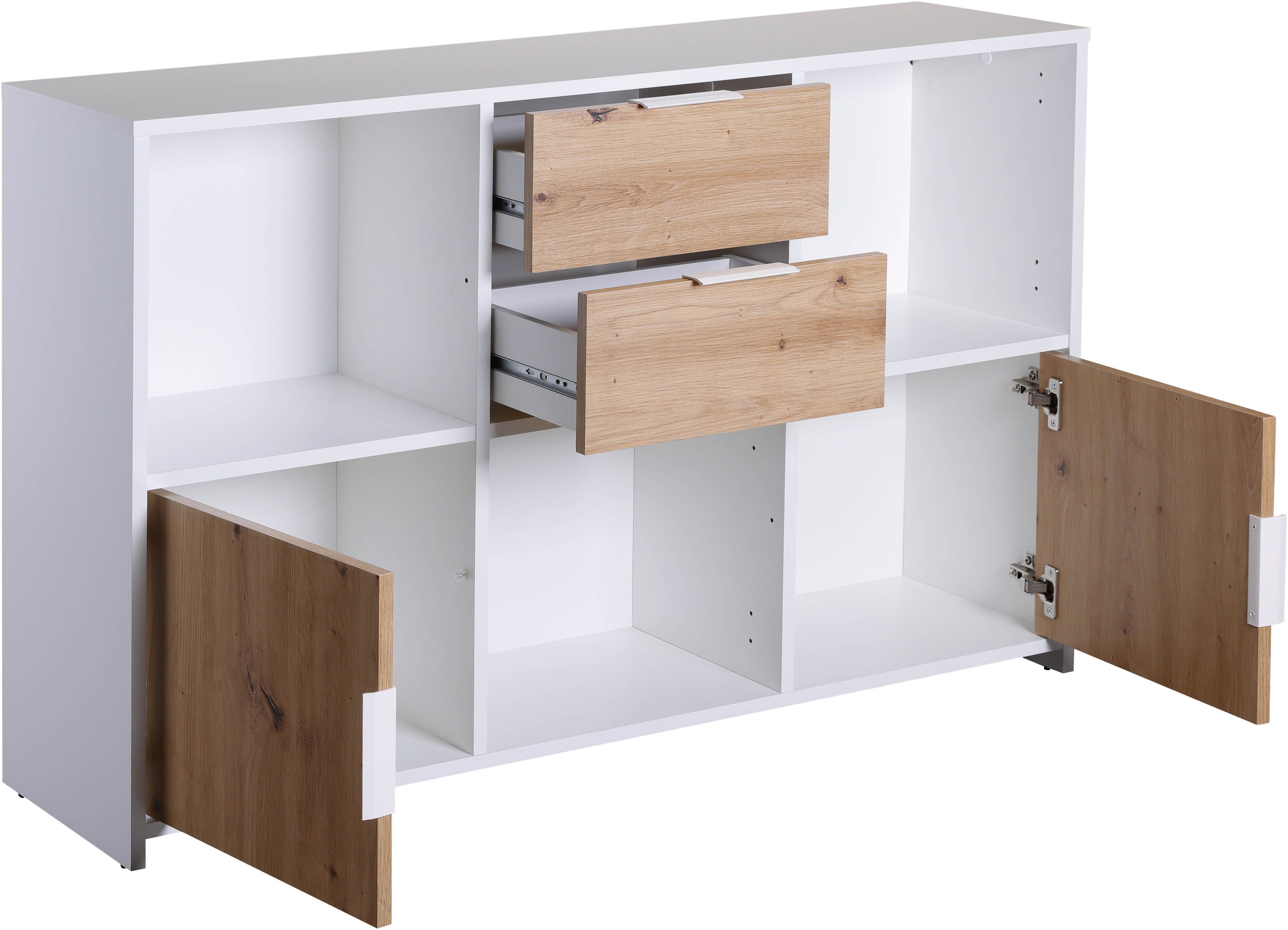 Inter Link Sideboard Pepeto (1 St), Modular, individuelle Gestaltung, BxTxH: ca. 120 x 30 x 77 cm