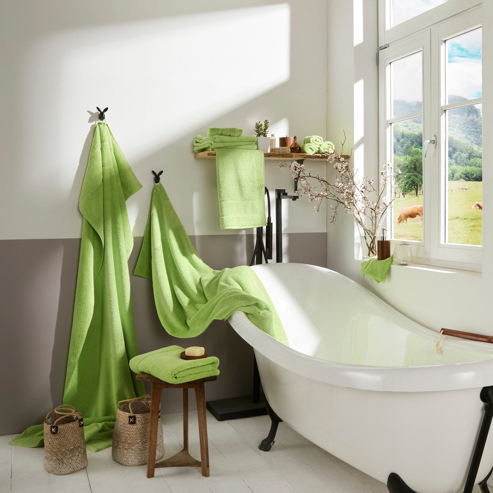 Erwin Müller Seiftuch Seiftuch "Karlsruhe" 2er-Pack, Frottier, Walk-Frottier Uni