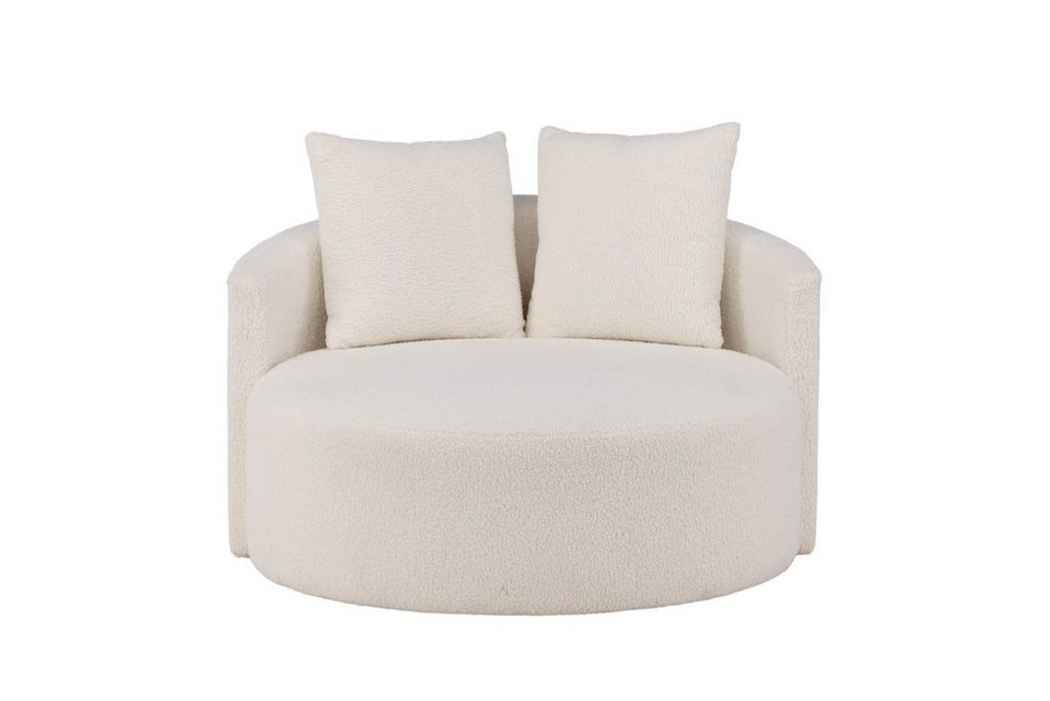 ebuy24 Sofa Kelso Sofa Ø116cm 2 Personen teddy