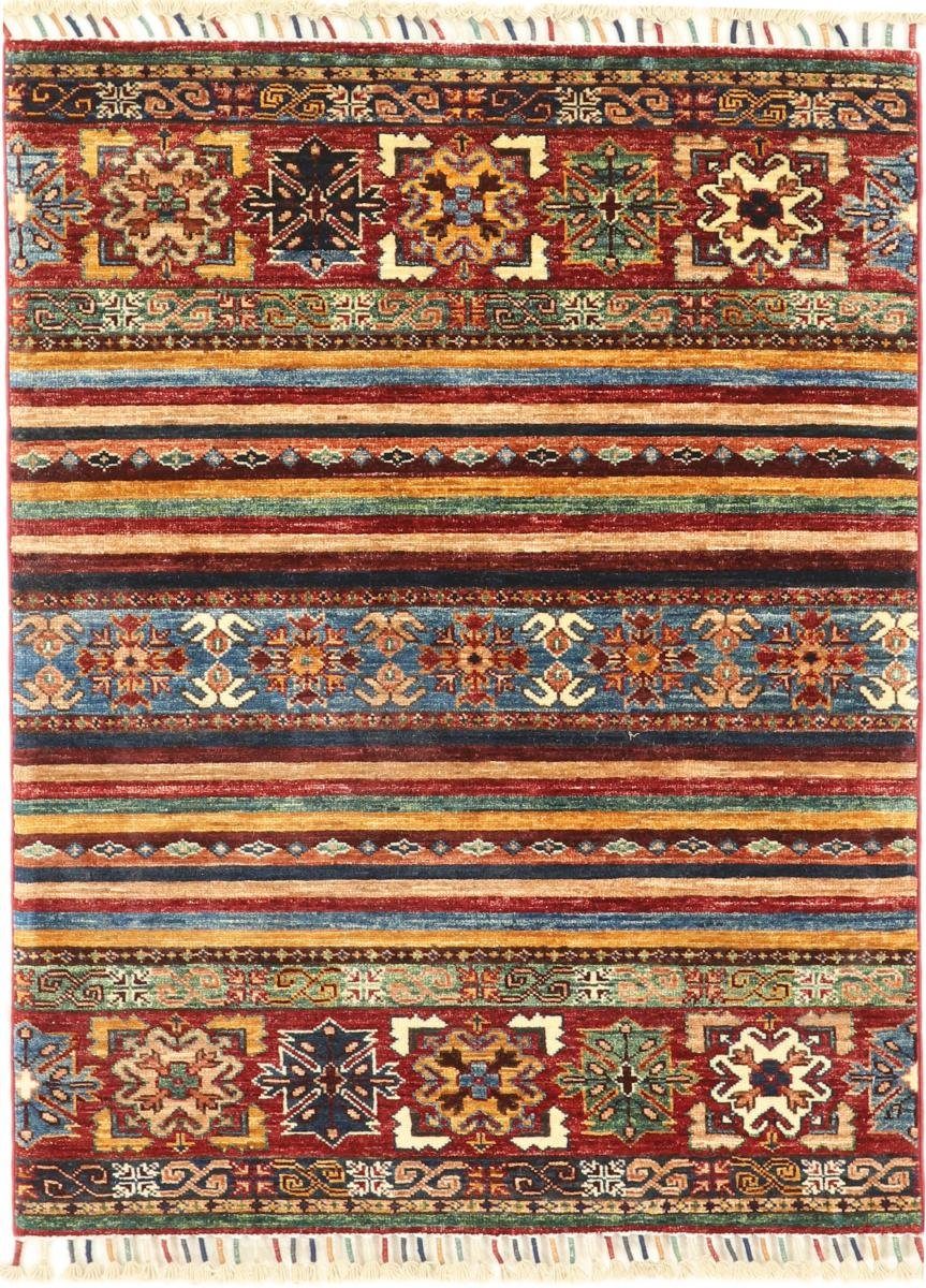 Orientteppich Arijana Shaal 90x118 Handgeknüpfter Orientteppich, Nain Trading, rechteckig, Höhe: 5 mm