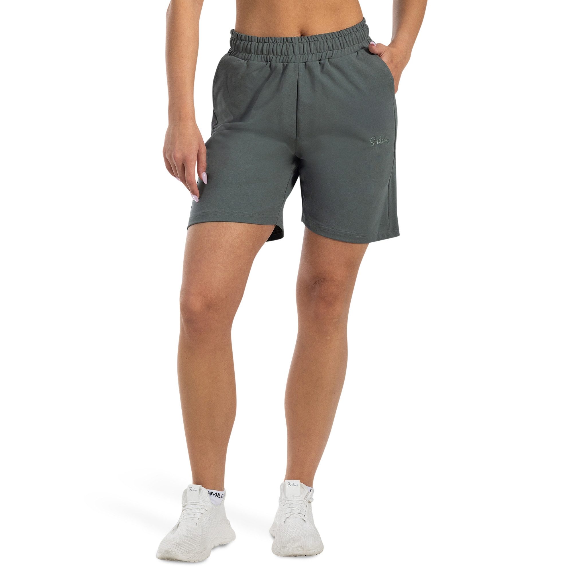 Smilodox Shorts Nurya, Bequeme Freizeithose, weiches Material, seitliche Ta günstig online kaufen