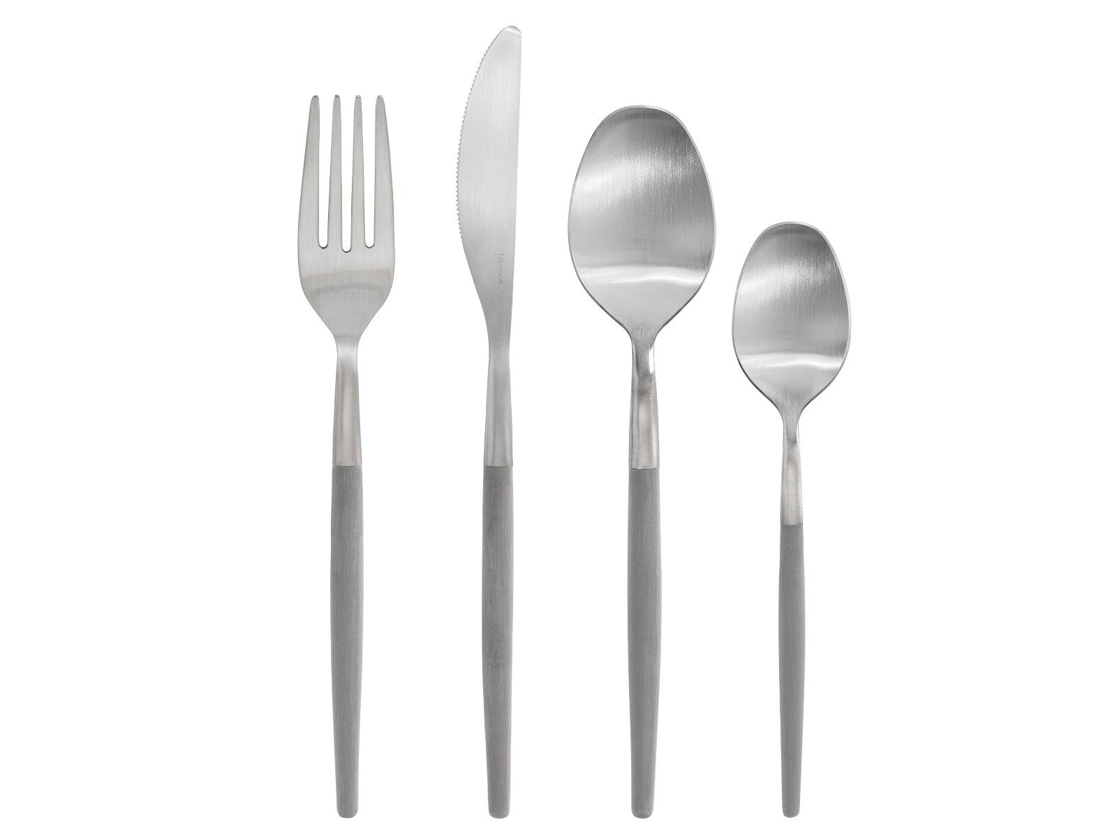 blomus Besteck-Set MAXIME Besteck-Set Mourning Dove 16-tlg., Edelstahl matt / Kunststoff