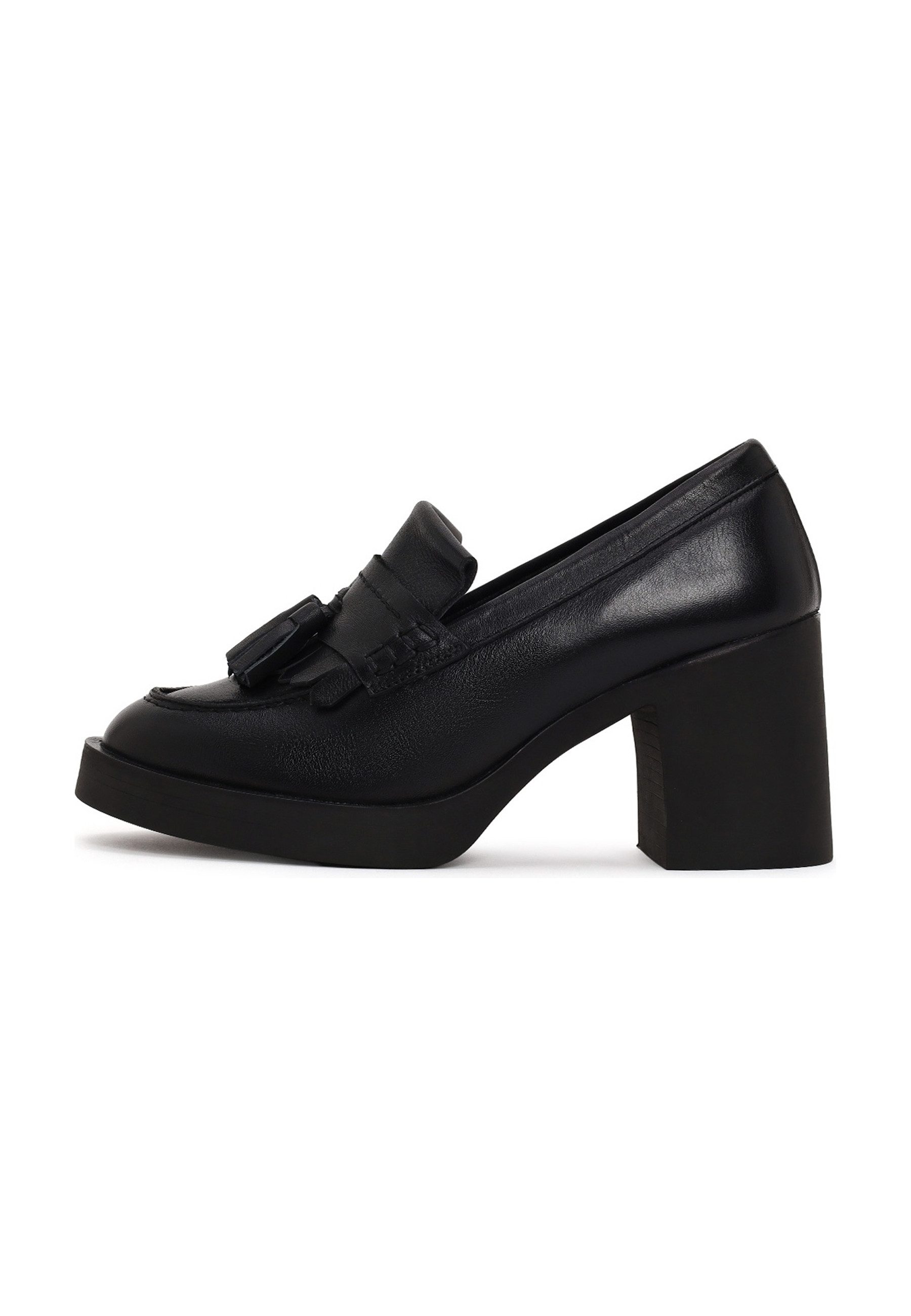 Derimod Leder Blockabsatz-Loafer Loafer