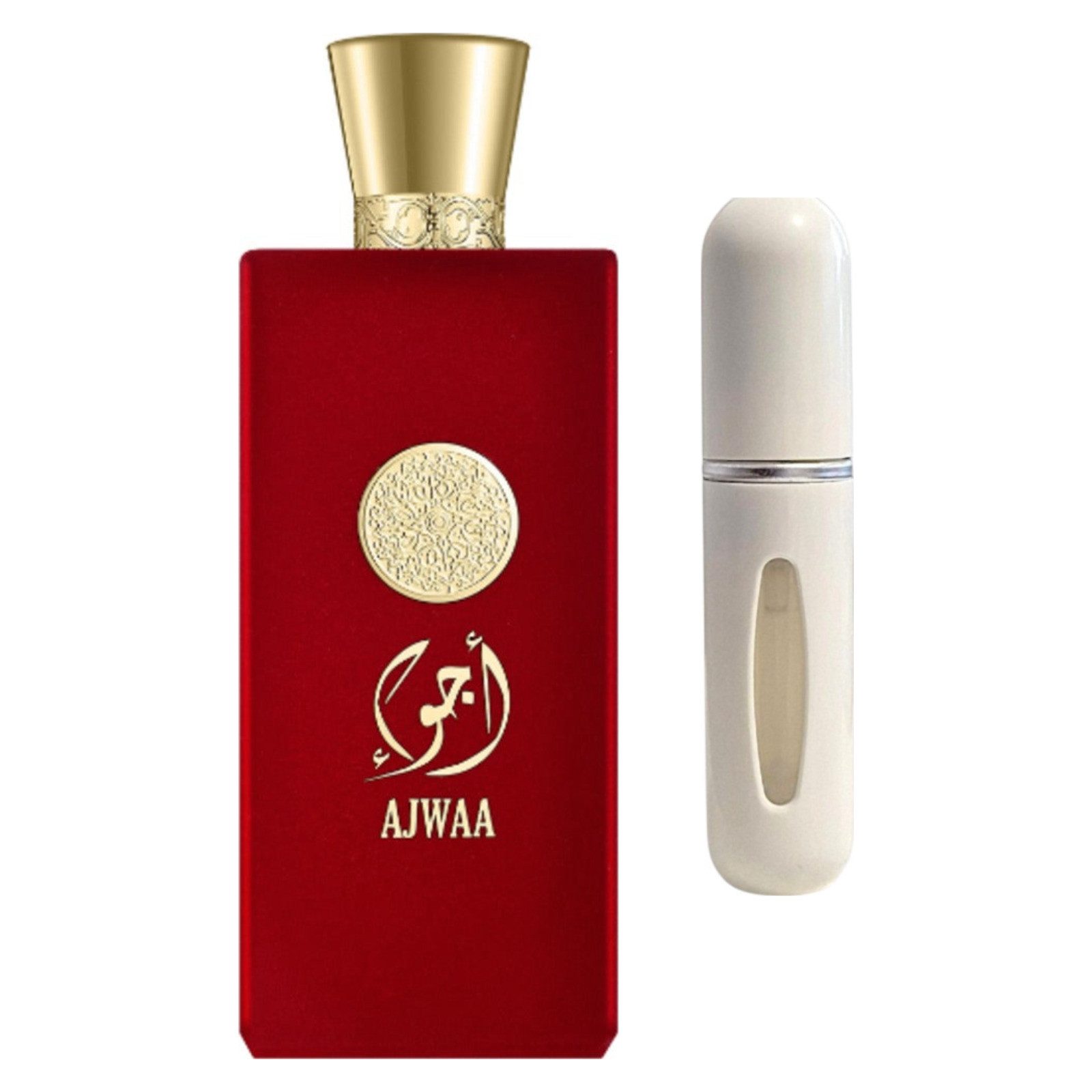 Nusuk Duft-Set Ajwaa Concentrated Red EDP – + Parfümzerstäuber (leer)