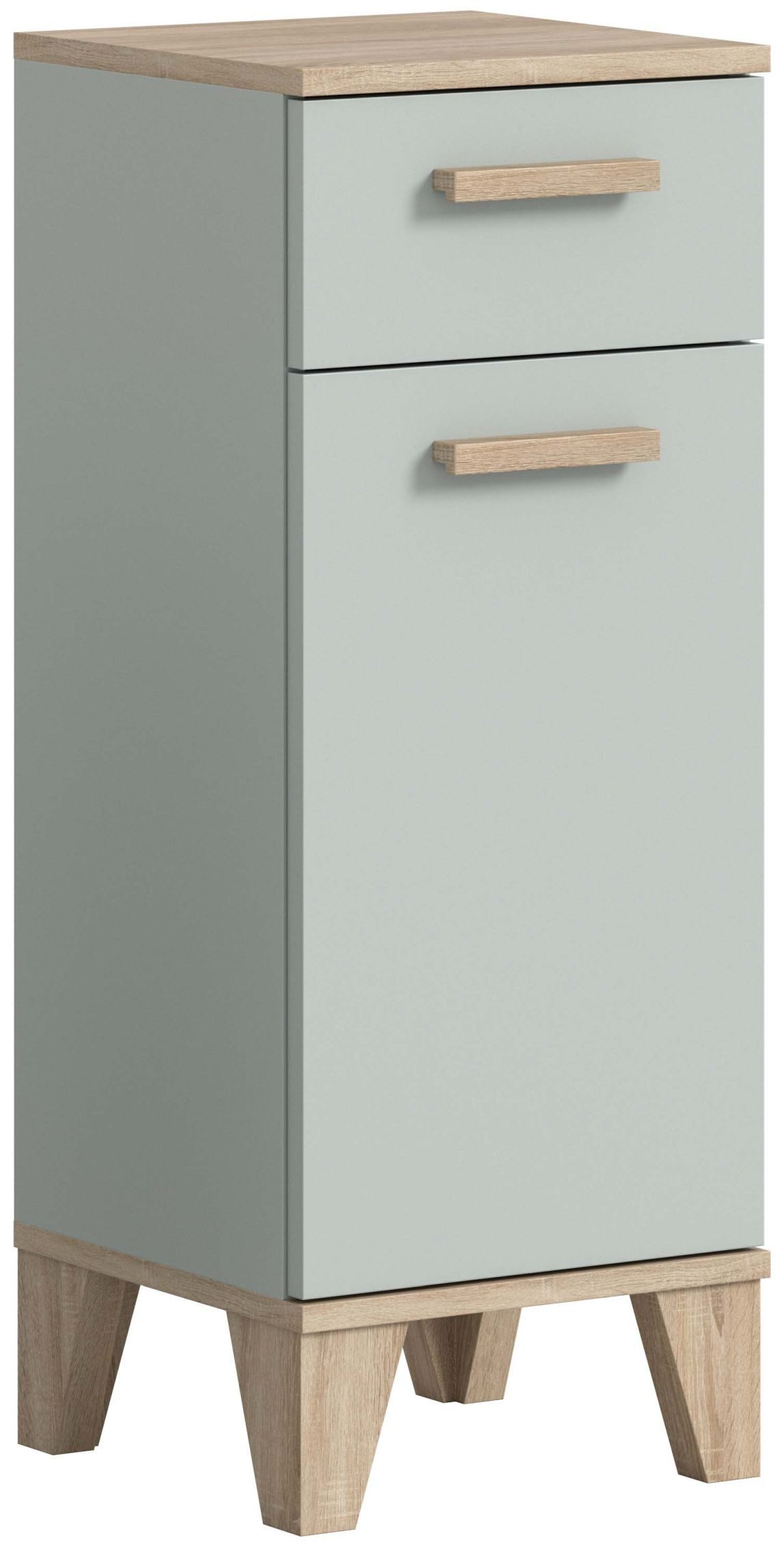 xonox.home Midischrank Star Badschrank halbhoch in hellgrün B/H/T ca.: 34 x 87 x 31 cm