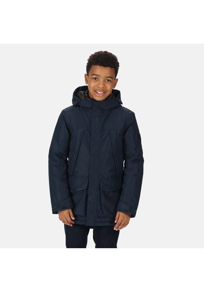 Regatta Winterjacke Paddrick Parka (warm und wasserdicht) navyblau Kinder