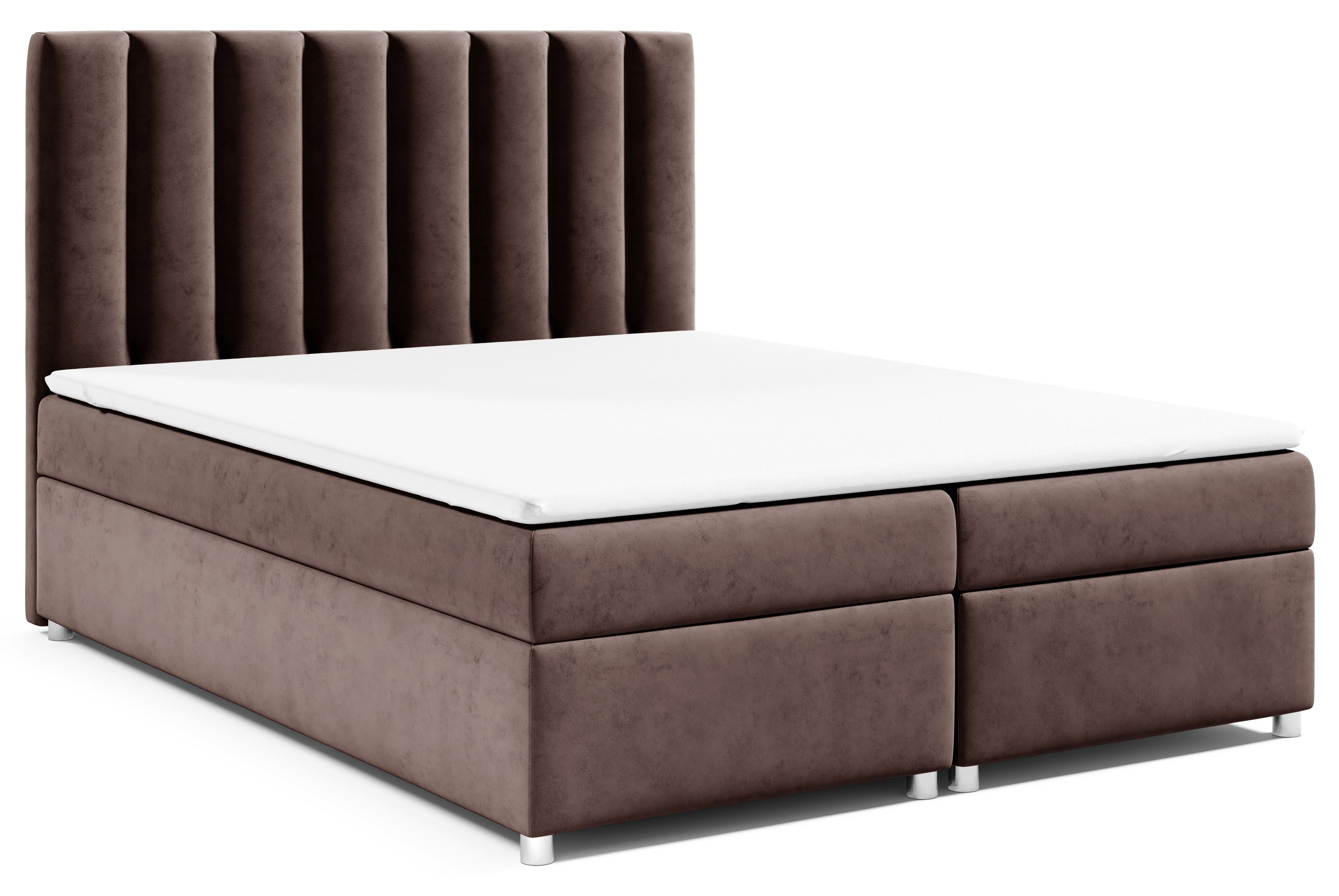 Best for Home Boxspringbett Trinity K10, mit Bettkasten und Topper