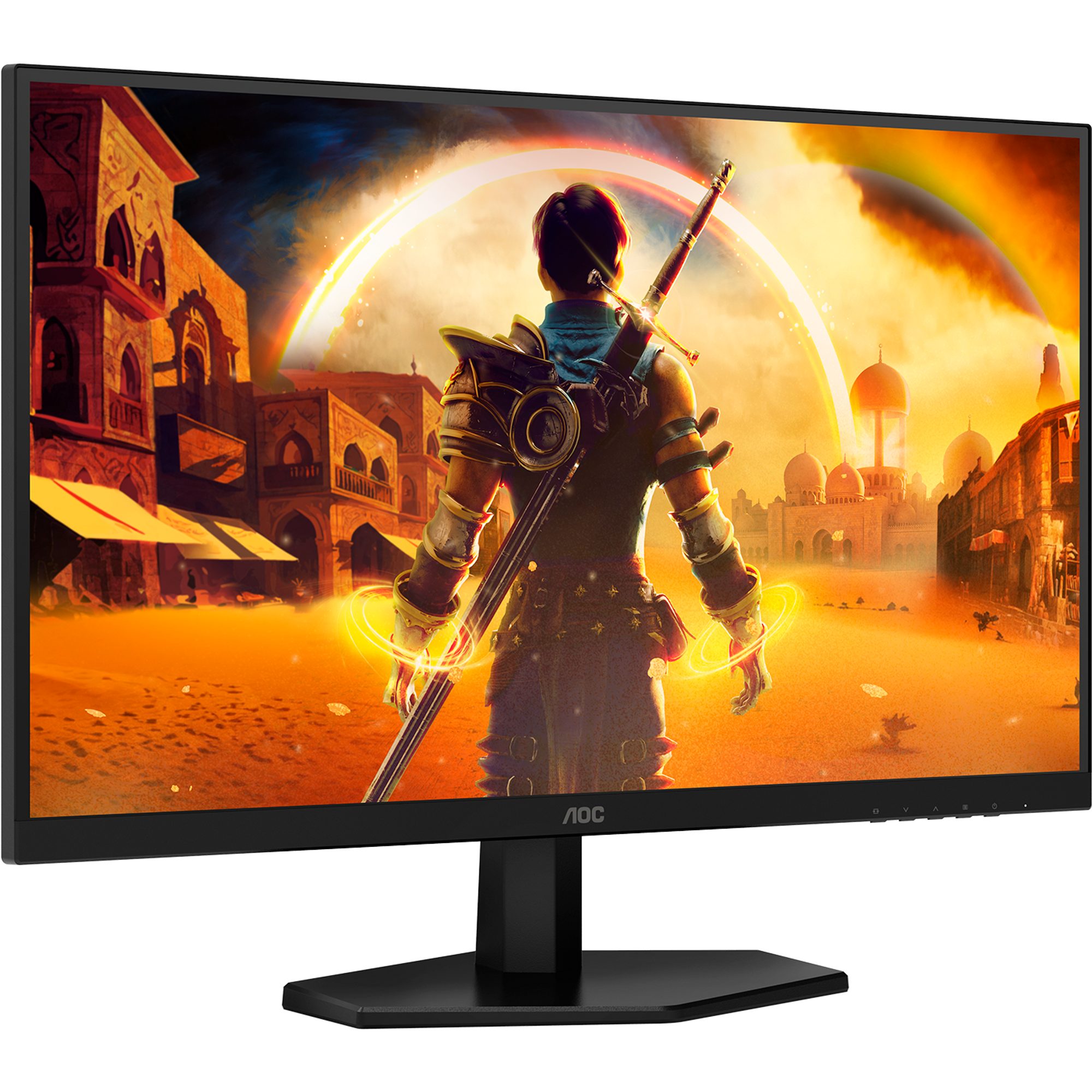 AOC AOC Q27G42XNE, Gaming-Monitor, (QHD, Fast-VA, Adaptive-Sync, HDR) TFT-Monitor (2560 x 1440 px, 1 ms Reaktionszeit, LED)