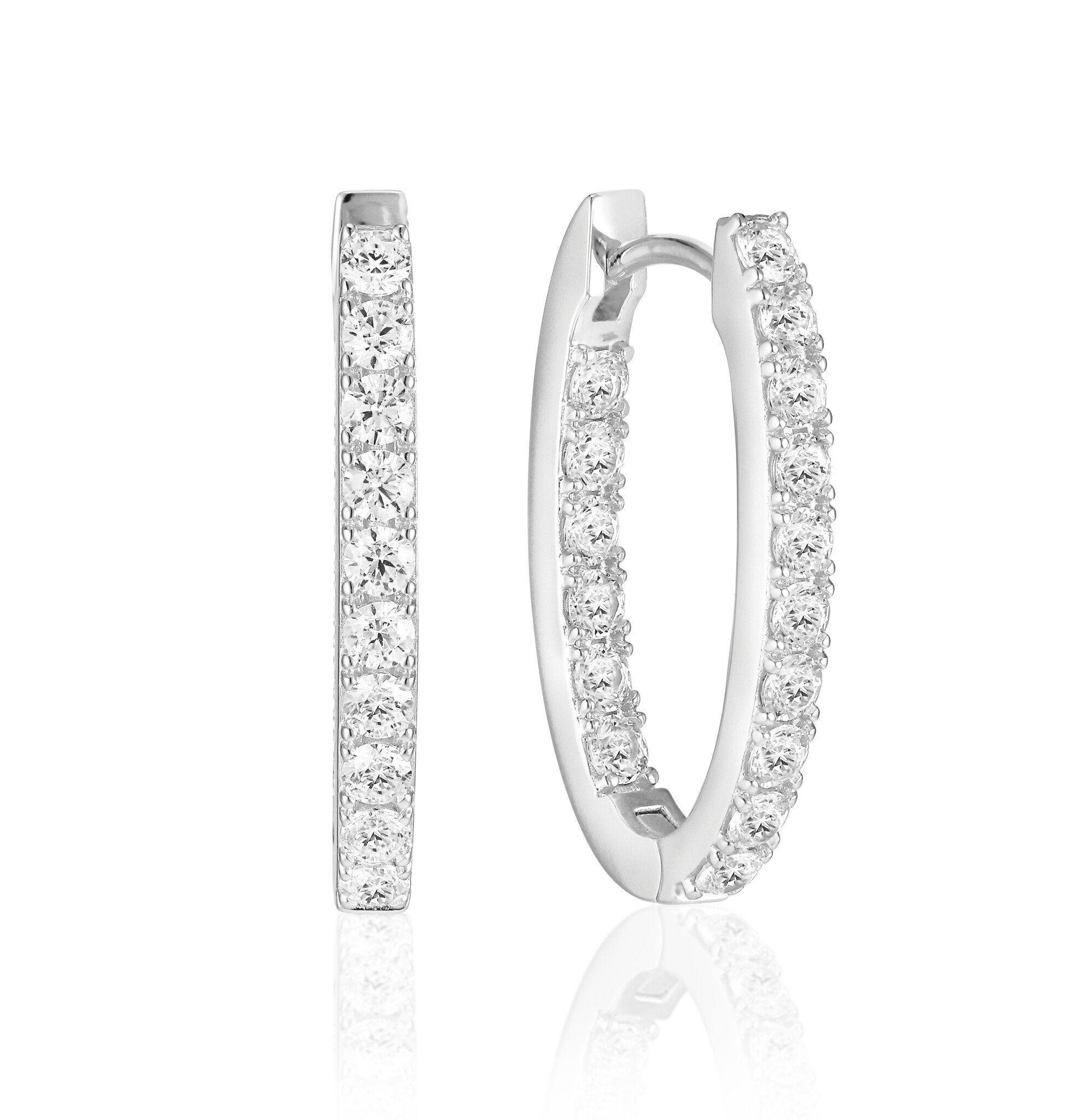 Sif Jakobs Jewellery Paar Creolen Ohrringe Hoop Ellisse (Paar Creolen, 2-tlg., inkl. Schmuckbox)