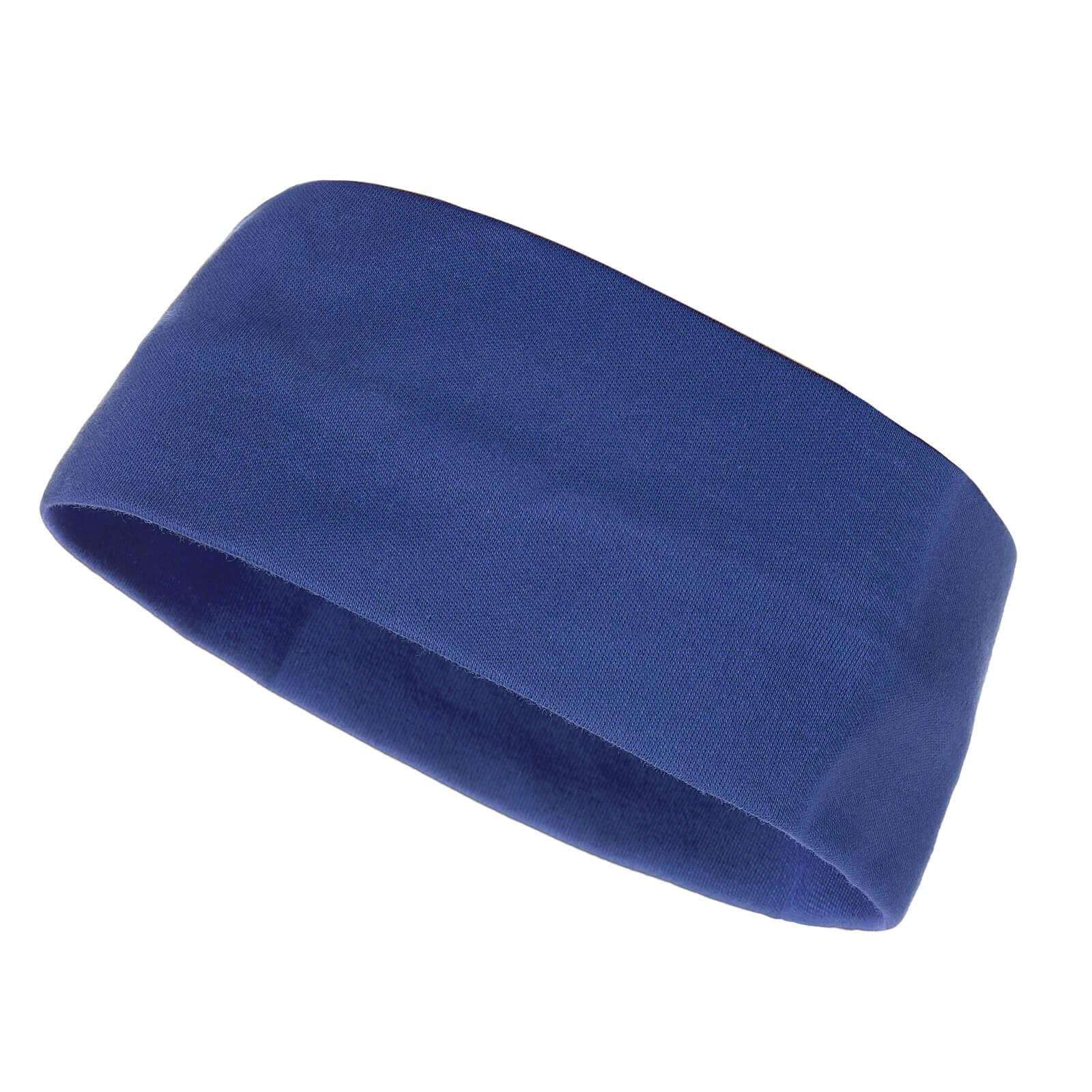 modAS Stirnband Unisex 2535 Kopfband Maritim Kinder und Erwachsene zweilagig Baumwolle Streifen & Unifarben, leichter Tragekomfort, Formstabil & Pflegeleicht