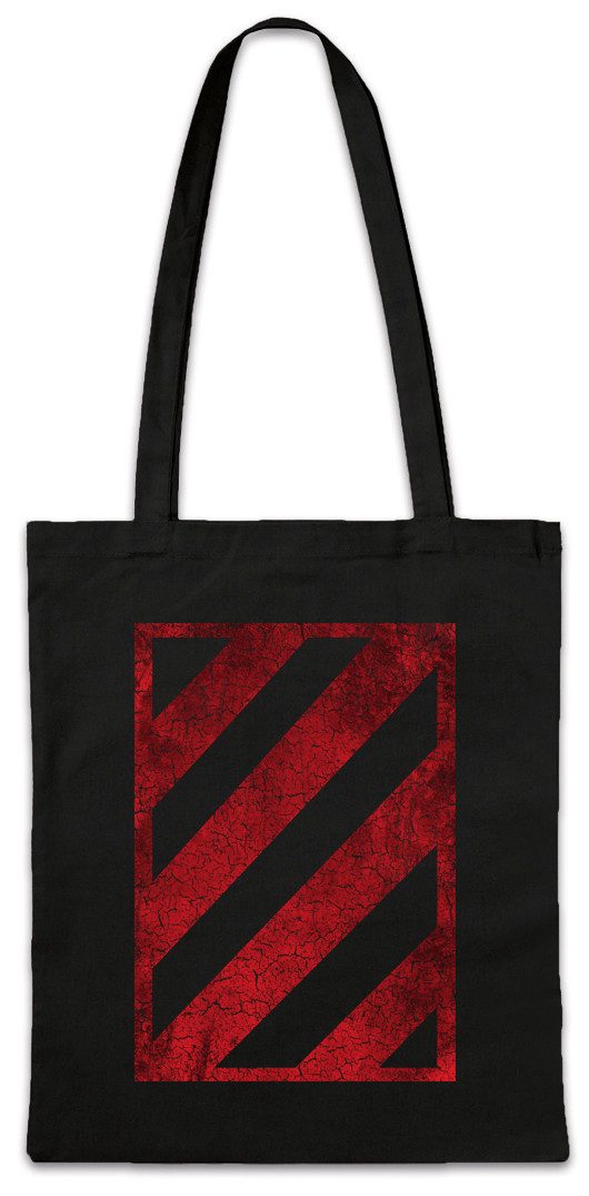 Beuteltasche Red Black Hazard Stofftasche Hats The Los Angeles Bloc Colony Homeland