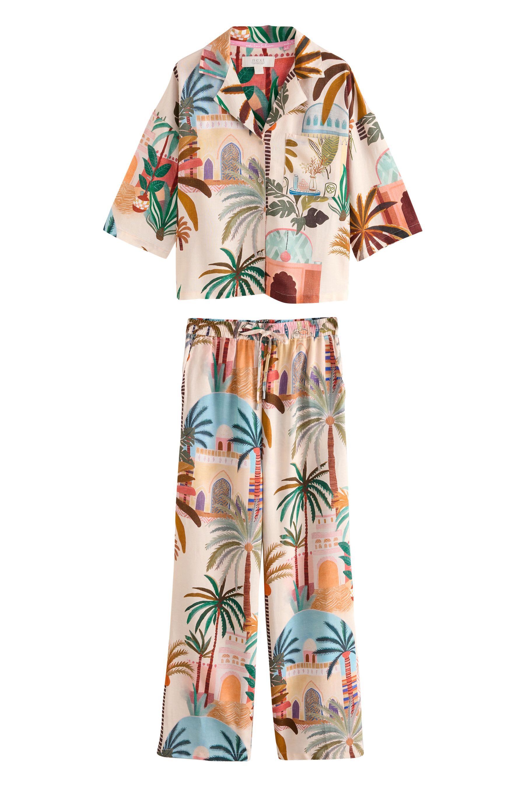Next Pyjama Durchgeknöpfter Kurzarm-Schlafanzug (2 tlg) günstig online kaufen