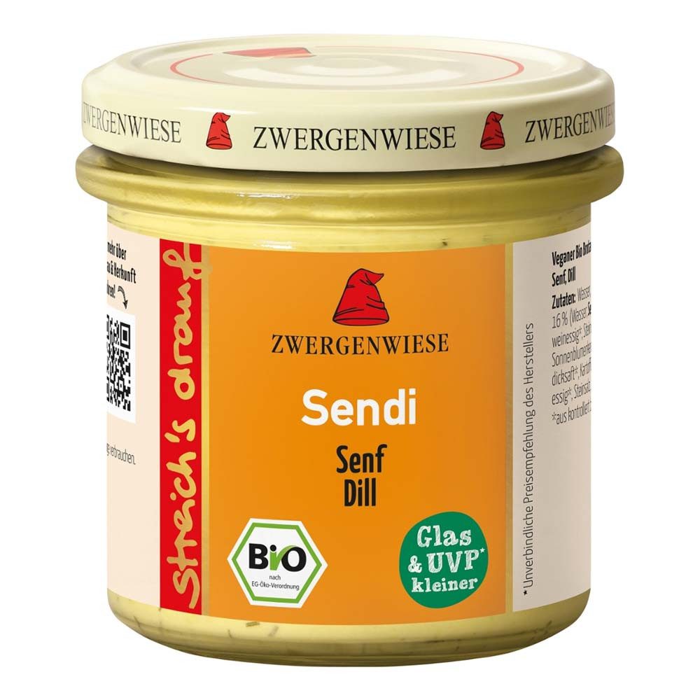 Zwergenwiese Herzhafter Brotaufstrich Streich's drauf - Sendi 135g