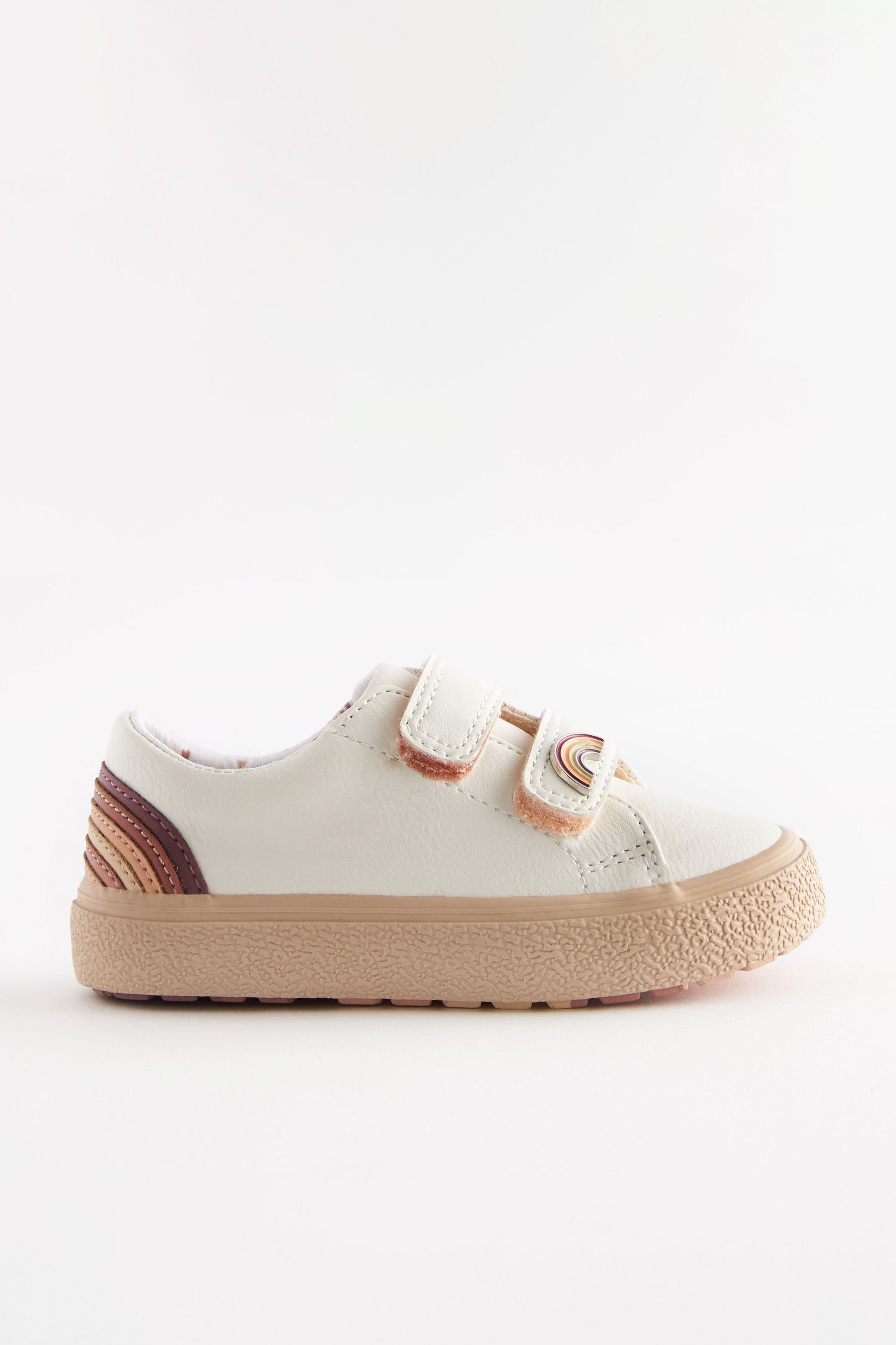 Next Slipper mit Regenbogenmotiv Sneaker (1-tlg) White Neutral