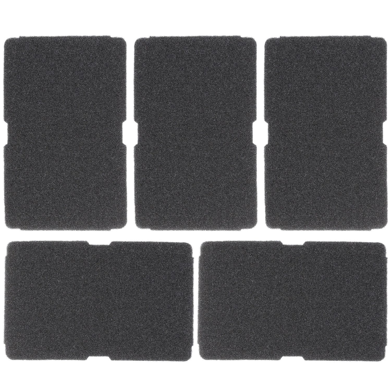 McFilter Ersatzfilter (5 Stück) Schwammfilter, Zubehör für Beko DPU 7340 X DPU 8306, Filtermatte, 240 x 155 x 11mm, Schaumstoff, Kondenstrockner