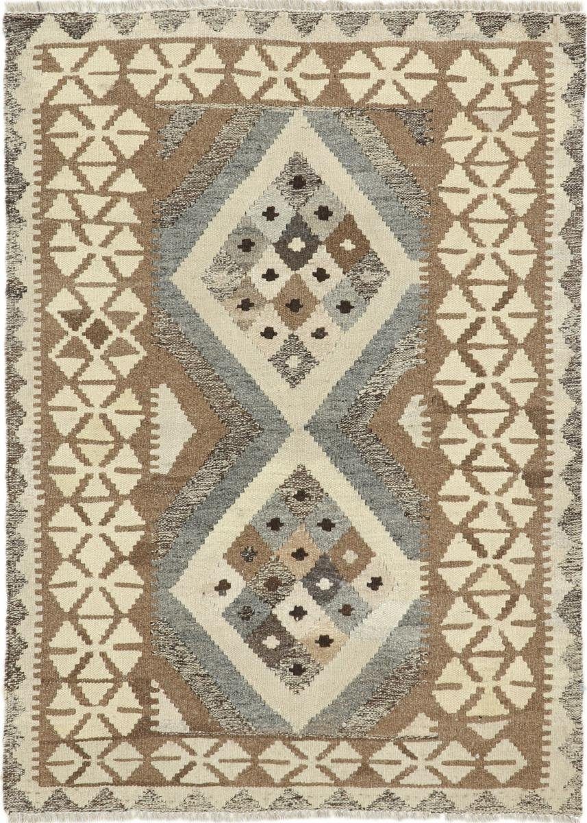 Orientteppich Kelim Afghan mm Trading, Handgewebter Heritage 3 Moderner Orientteppich, Höhe: Nain 85x119 rechteckig